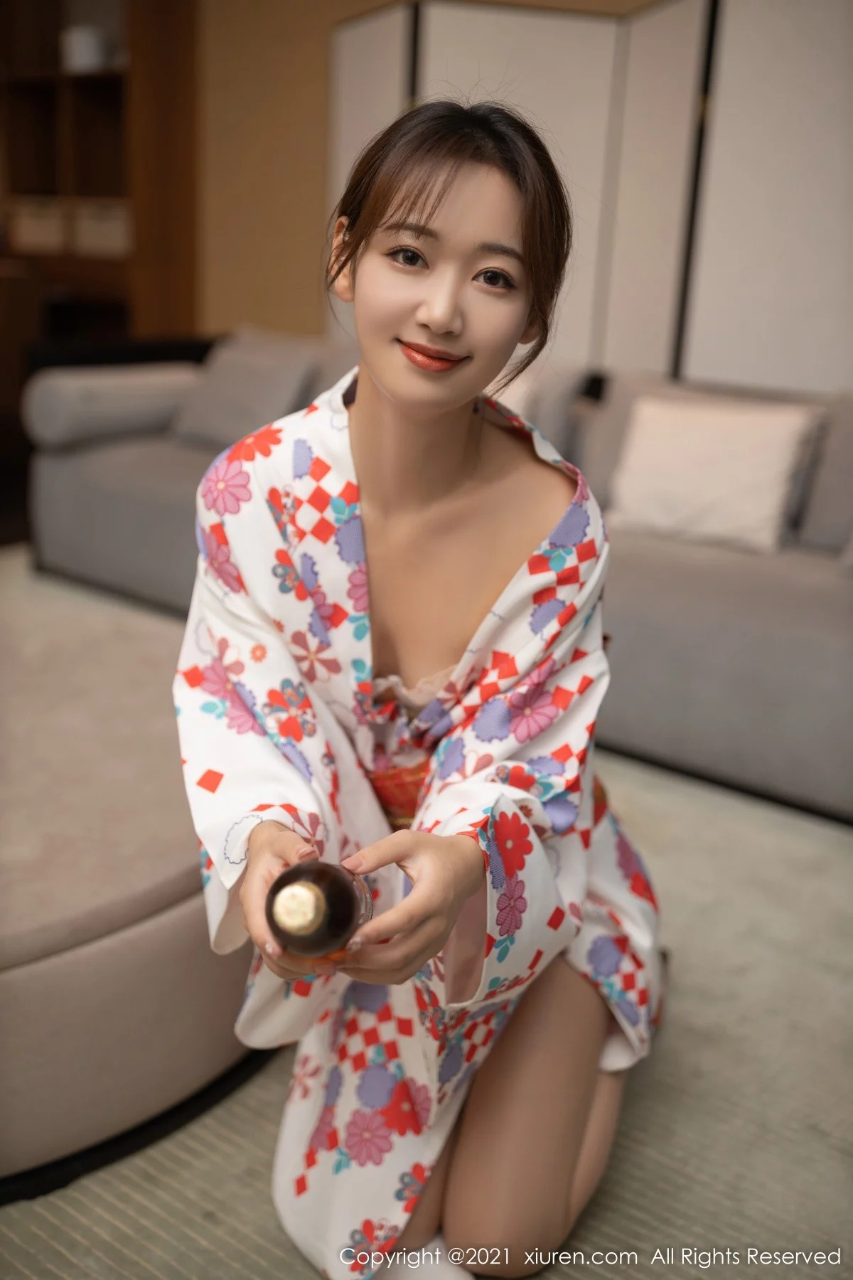 [[XiuRen秀人网]秀人网]No.4349_模特唐安琪江浙沪旅拍日料情景主题脱和服露蕾丝内衣诱惑写真88P