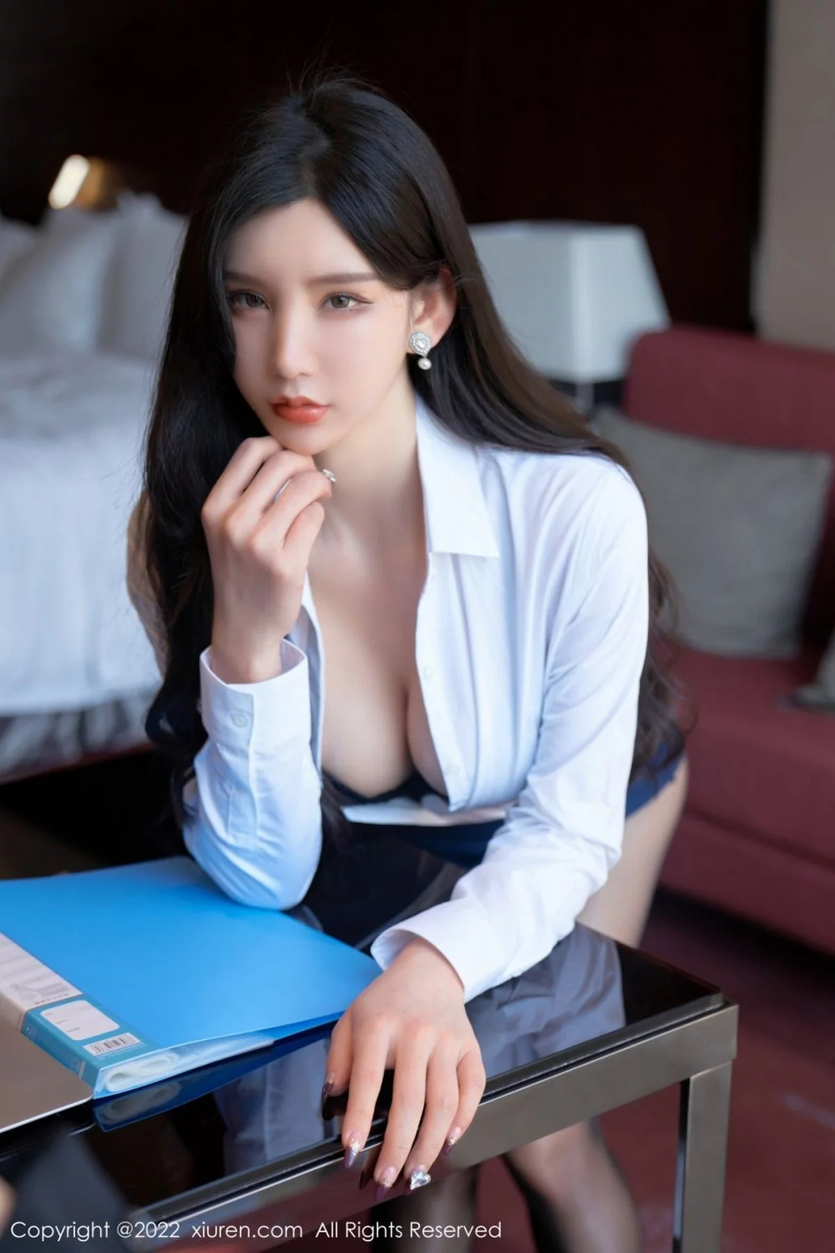 [[XiuRen秀人网]秀人网]No.4708_女神周于希Sally职场风云黑色蕾丝情趣内衣秀惹火身材诱惑写真82P