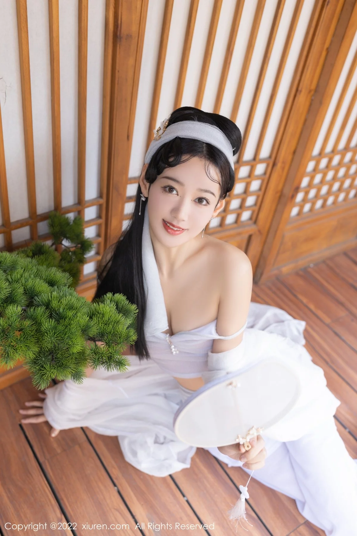 [[XiuRen秀人网]秀人网]No.4952_模特唐安琪＆陆萱萱古装合拍主题性感内衣配无内肉丝诱惑写真92P
