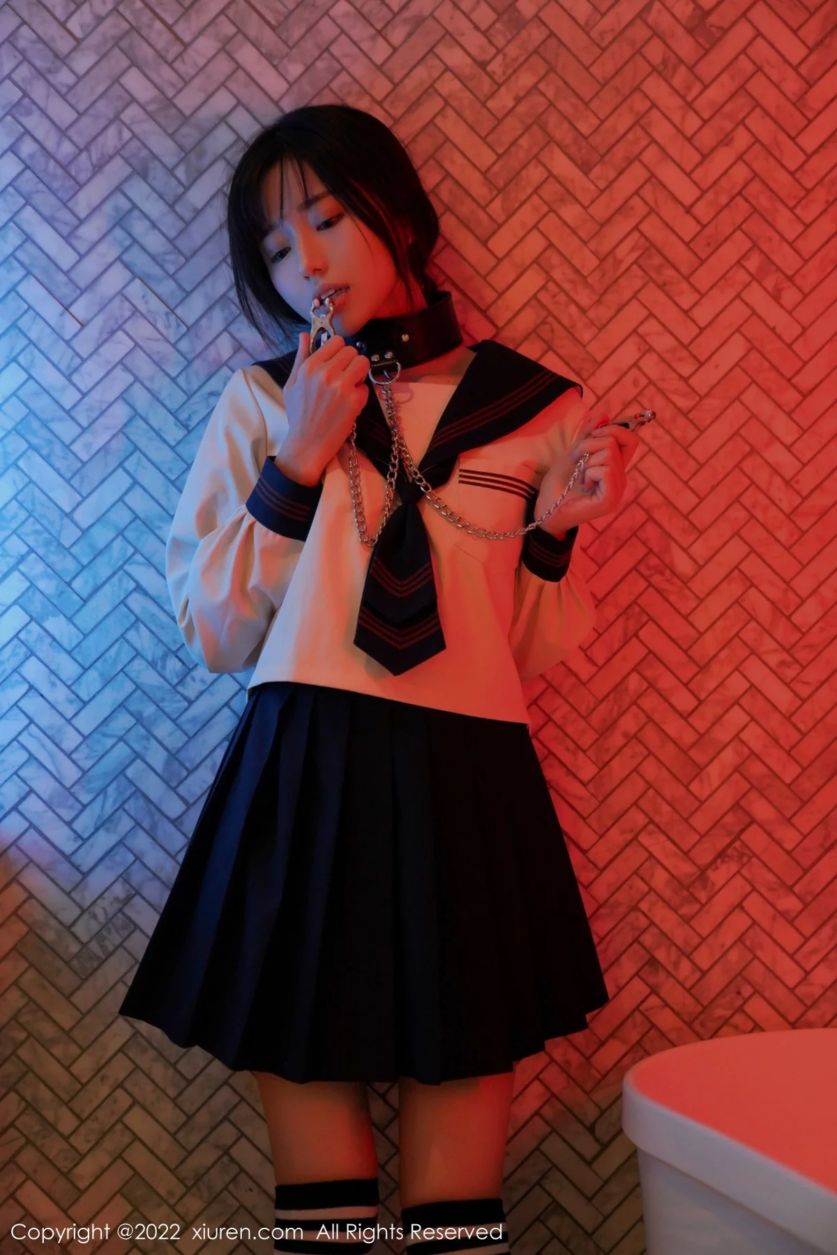 [[XiuRen秀人网]秀人网]No.4986_模特仓井优香Sm主题系列私房性感JK制服秀完美身材诱惑写真63P