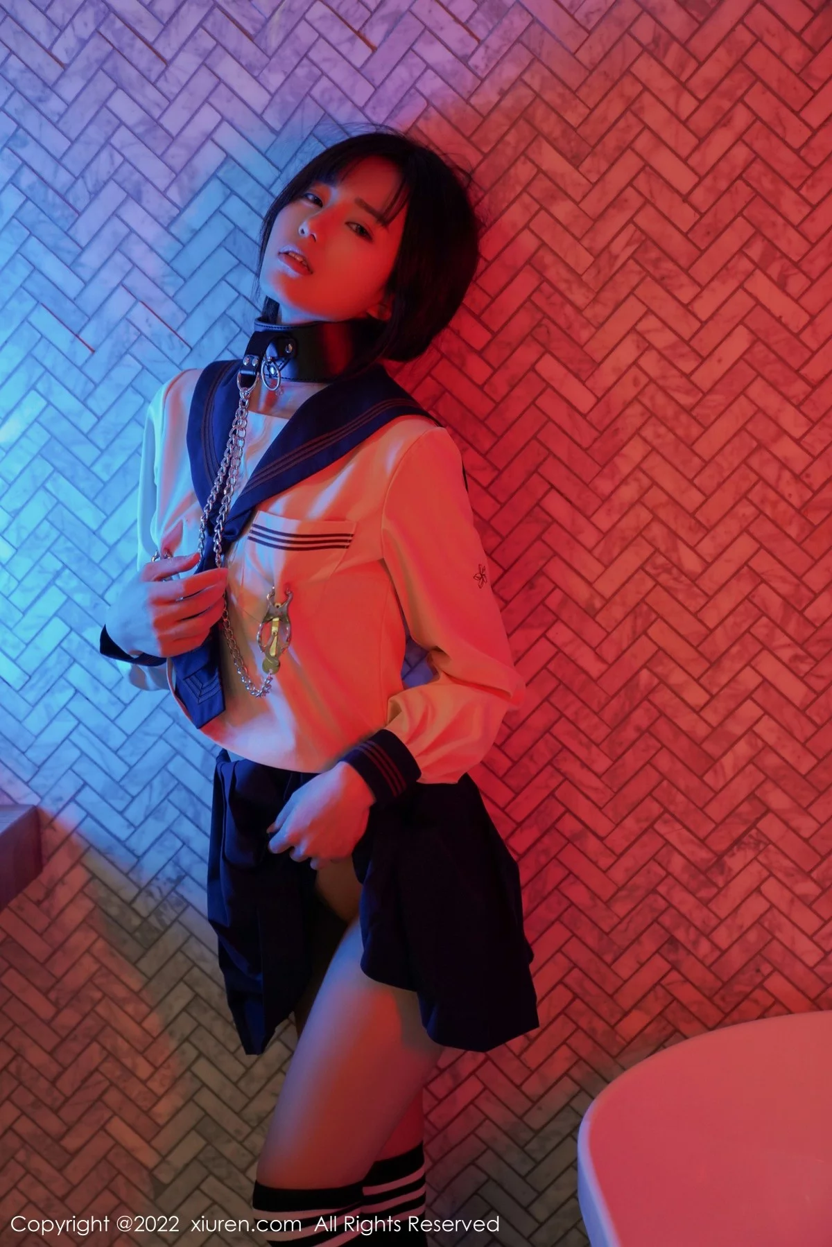 [[XiuRen秀人网]秀人网]No.4986_模特仓井优香Sm主题系列私房性感JK制服秀完美身材诱惑写真63P