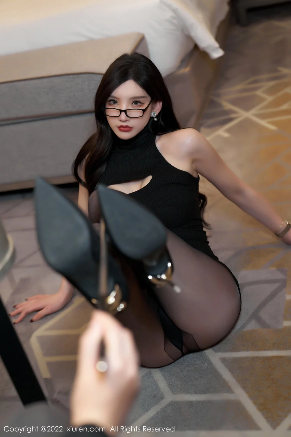 [[XiuRen秀人网]秀人网]No.5009_女神周于希Sally私人教师主题超薄无内黑丝裤袜极致诱惑写真73P