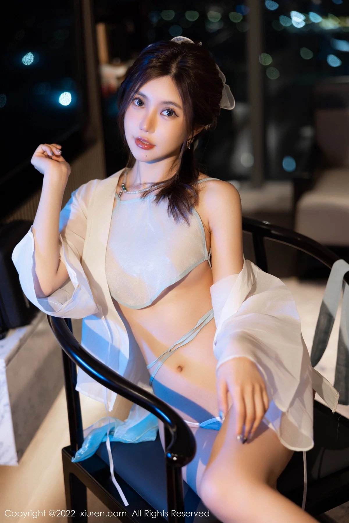 [[XiuRen秀人网]秀人网]No.5219_女神绮里嘉ula海南心愿旅拍白色轻透古装肚兜秀完美身材诱惑写真62P