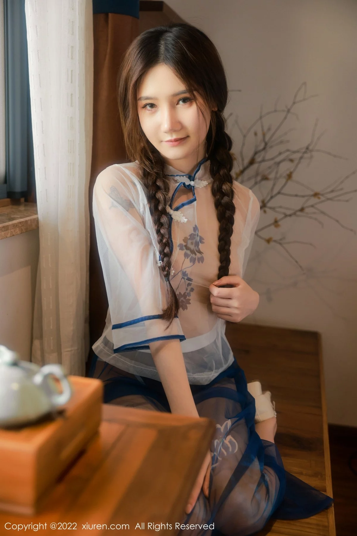[[XiuRen秀人网]秀人网]No.5287_模特古月小同学性感轻透古装服饰+红色情趣捆绑撩人诱惑写真54P
