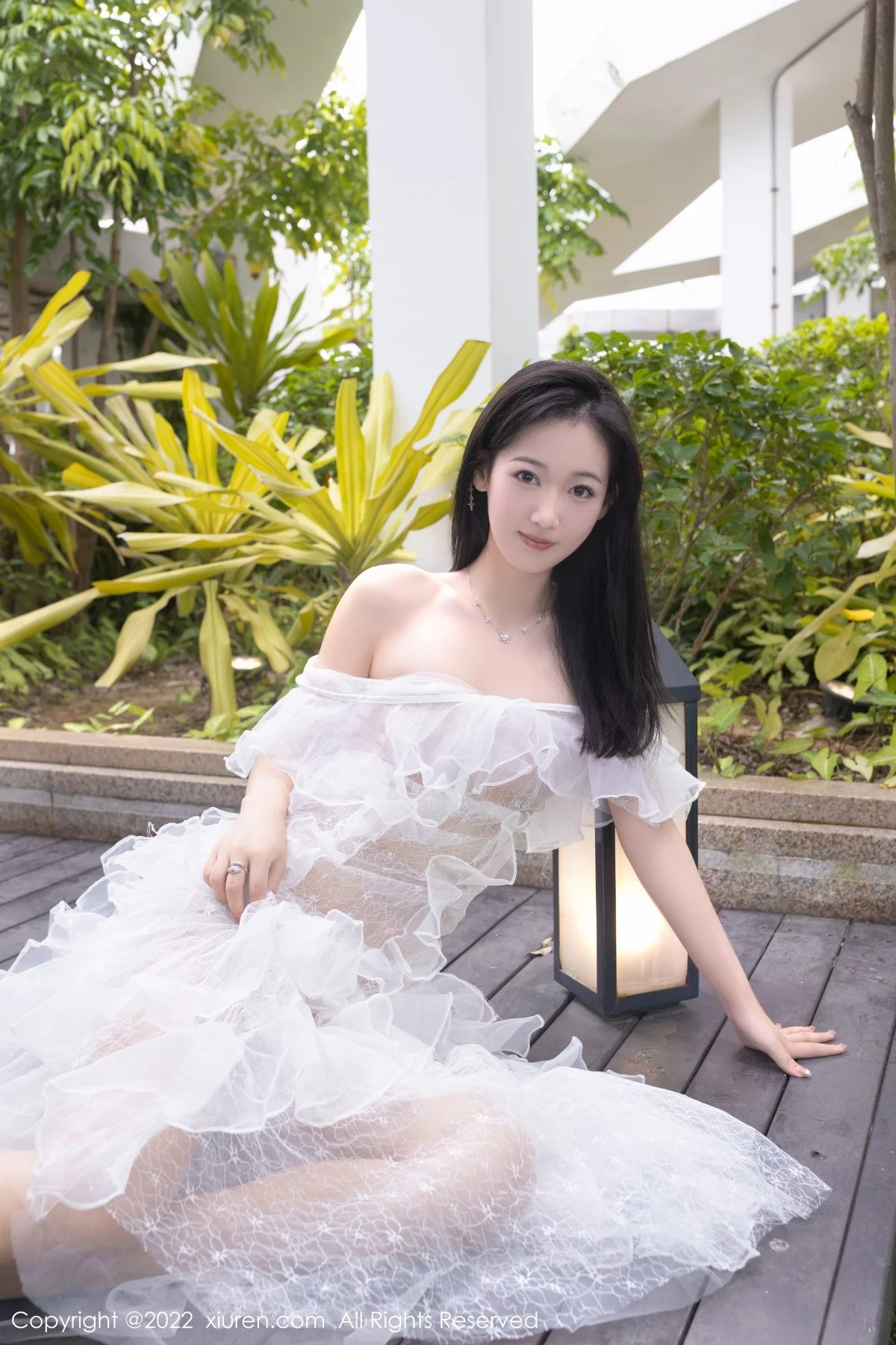 [[XiuRen秀人网]秀人网]No.5380_模特唐安琪性感真空白色轻透婚纱裙透视秀火辣身材诱惑写真73P
