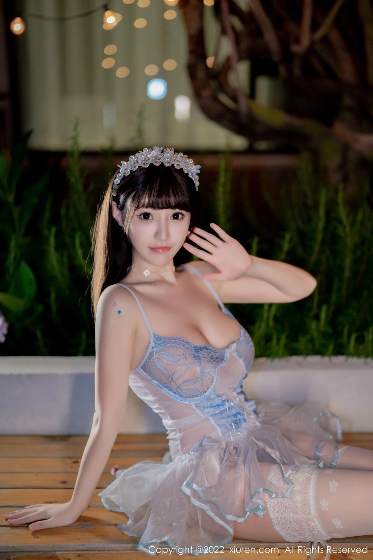 [[XiuRen秀人网]秀人网]No.5333_女神朱可儿Flora大理旅拍白色轻透公主裙配白丝袜丰满诱惑写真76P