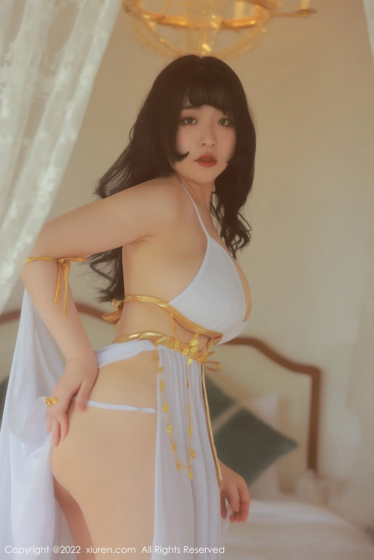 [[XiuRen秀人网]秀人网]No.5341_模特奶酥36E私房性感白色轻透服饰秀丰满身材傲人豪乳诱惑写真51P