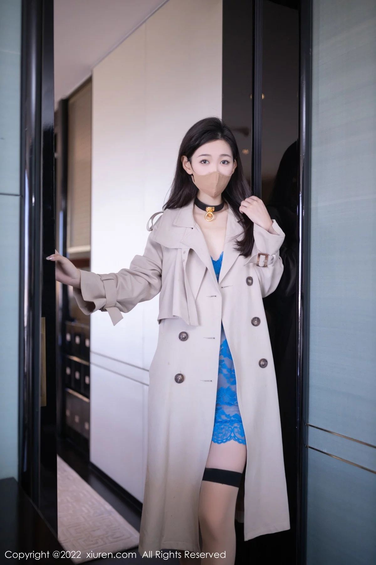 [[XiuRen秀人网]秀人网]No.5817_模特唐安琪性感蓝色蕾丝轻透服配原色丝袜秀曼妙身姿诱惑写真76P