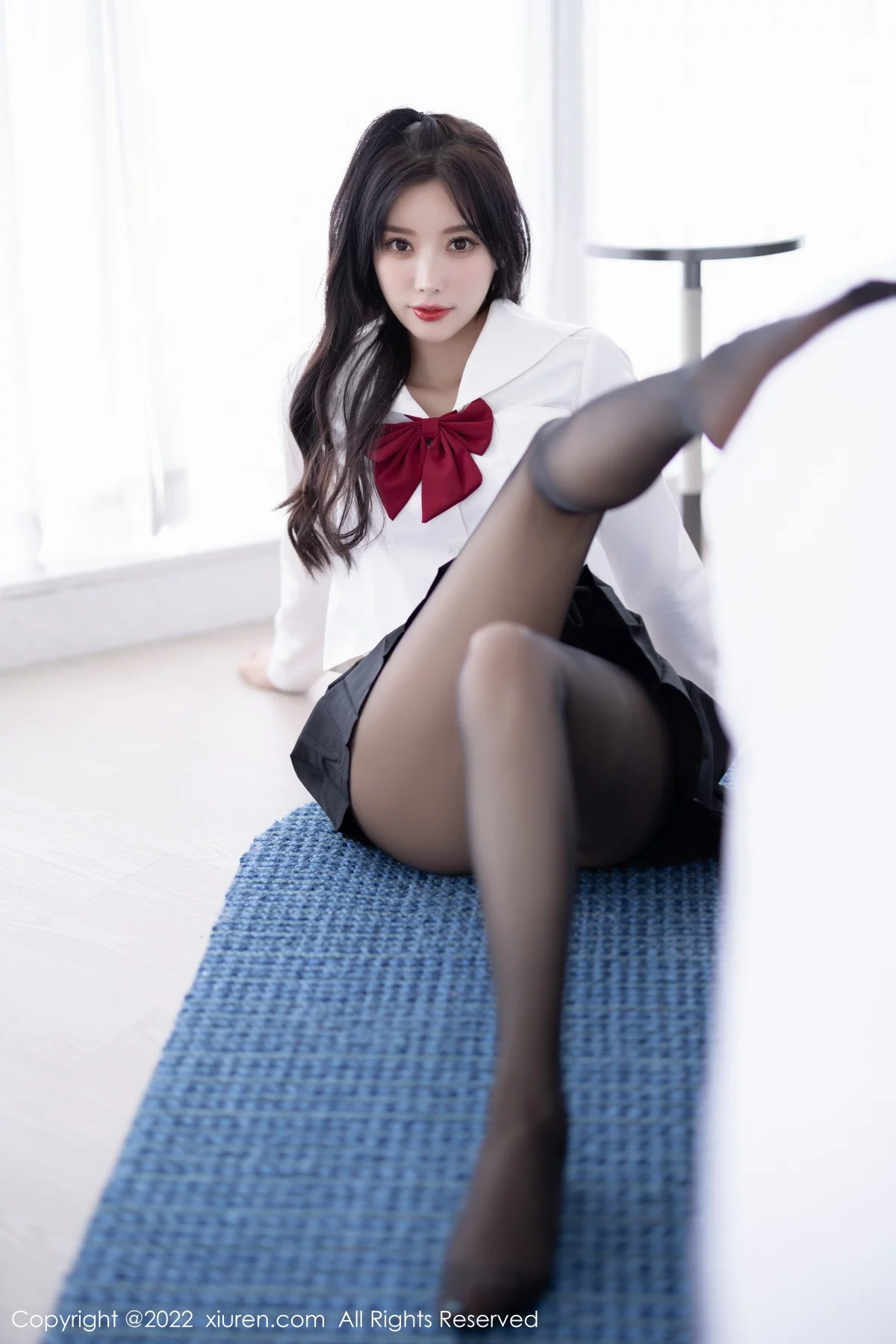 [[XiuRen秀人网]秀人网]No.5823_女神杨晨晨Yome性感白T配黑色短裙露黑色内衣迷人诱惑写真94P