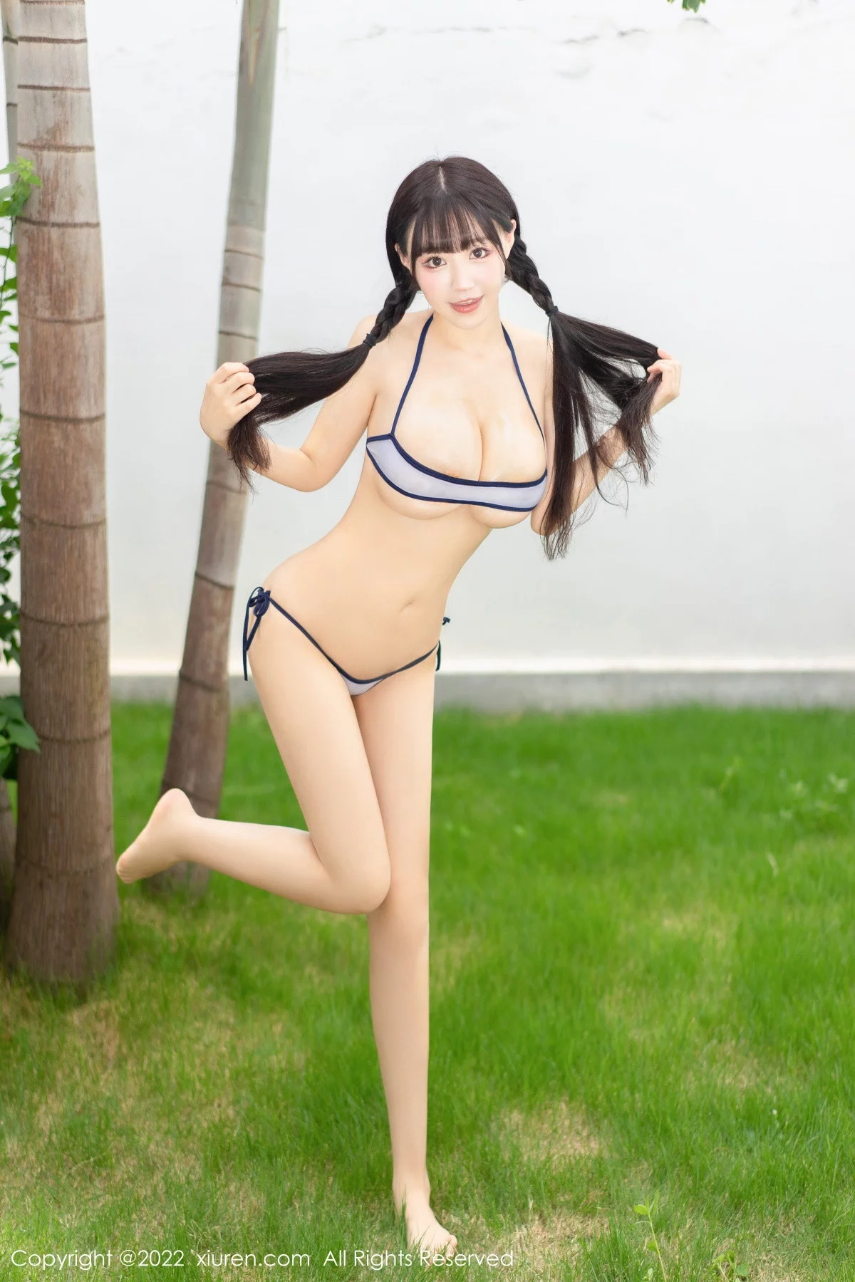 [[XiuRen秀人网]秀人网]No.5871_女神朱可儿Flora泳池场景性感灰色比基尼秀傲人豪乳诱惑写真61P
