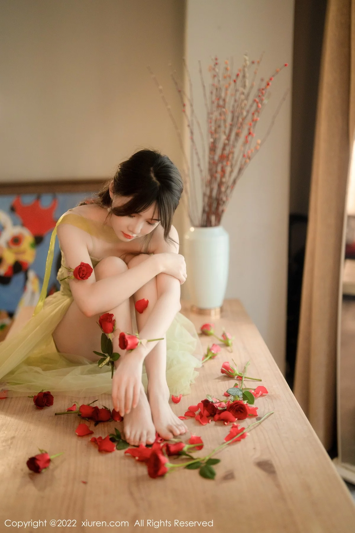 [[XiuRen秀人网]秀人网]No.5875_模特婠婠么私房性感淡绿色连衣裙秀曼妙身姿白嫩美腿诱惑写真85P
