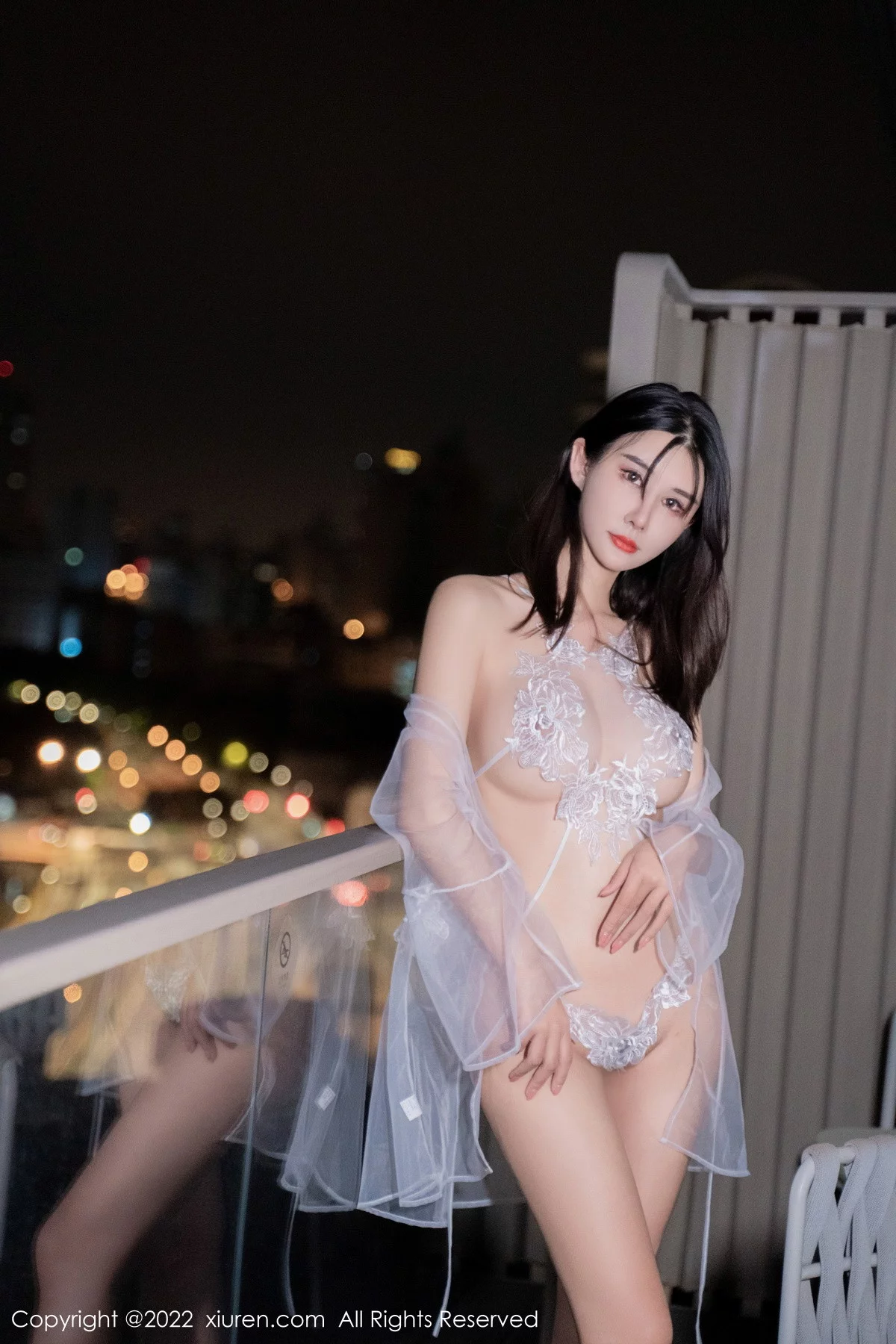 [[XiuRen秀人网]秀人网]No.5983_模特夏沫沫tifa性感白色轻透薄纱配丁字裤秀火辣身材诱惑写真57P
