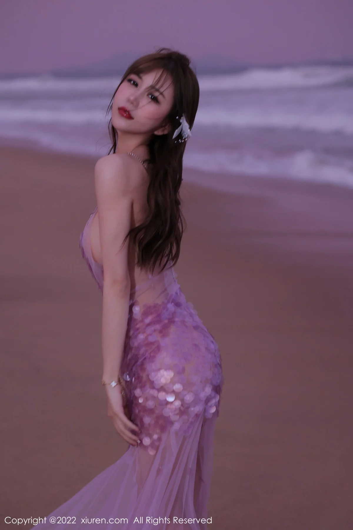 [[XiuRen秀人网]秀人网]No.5890_模特tina_甜仔海南旅拍沙滩场景粉色真空裙秀凹凸身材诱惑写真53P
