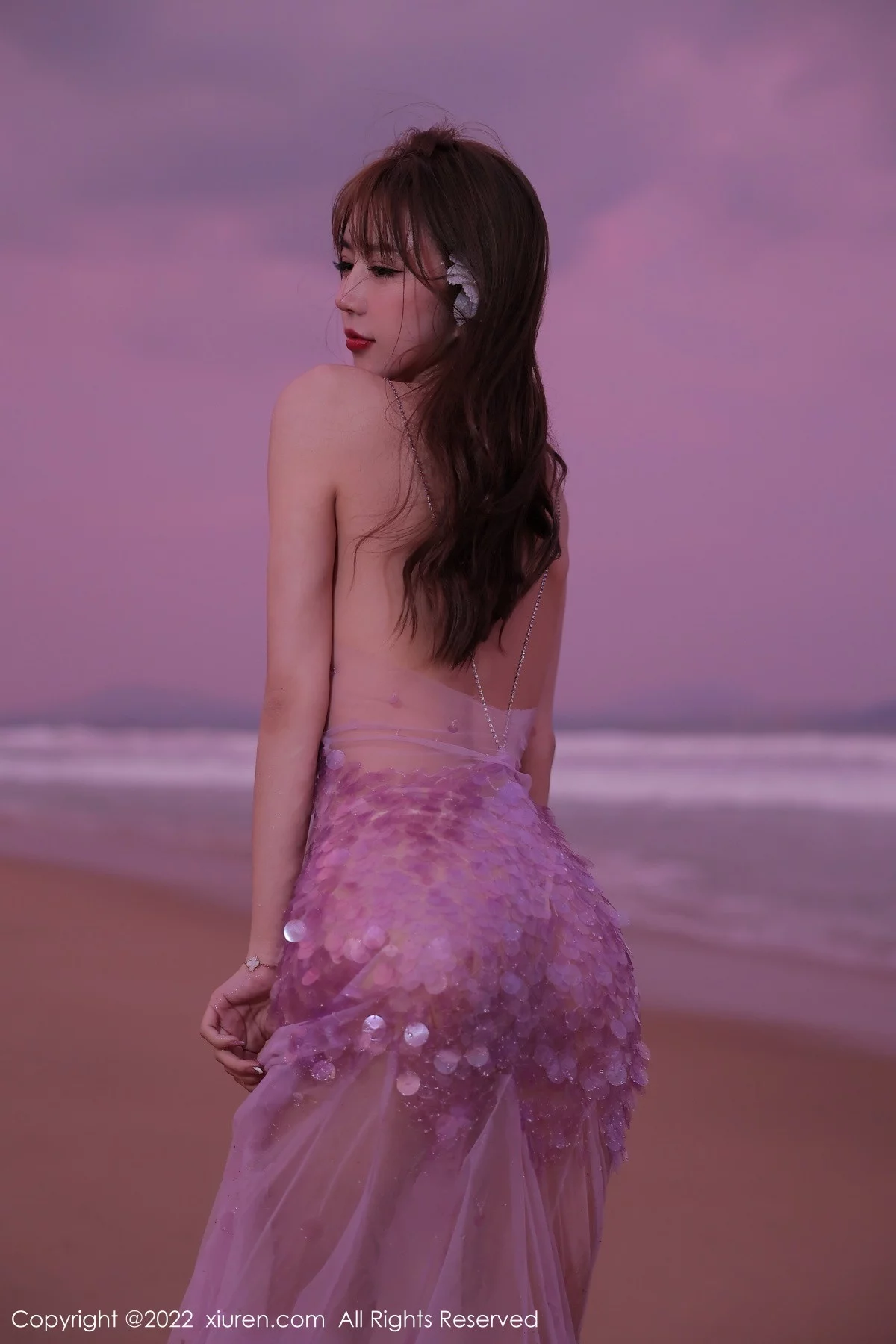 [[XiuRen秀人网]秀人网]No.5890_模特tina_甜仔海南旅拍沙滩场景粉色真空裙秀凹凸身材诱惑写真53P