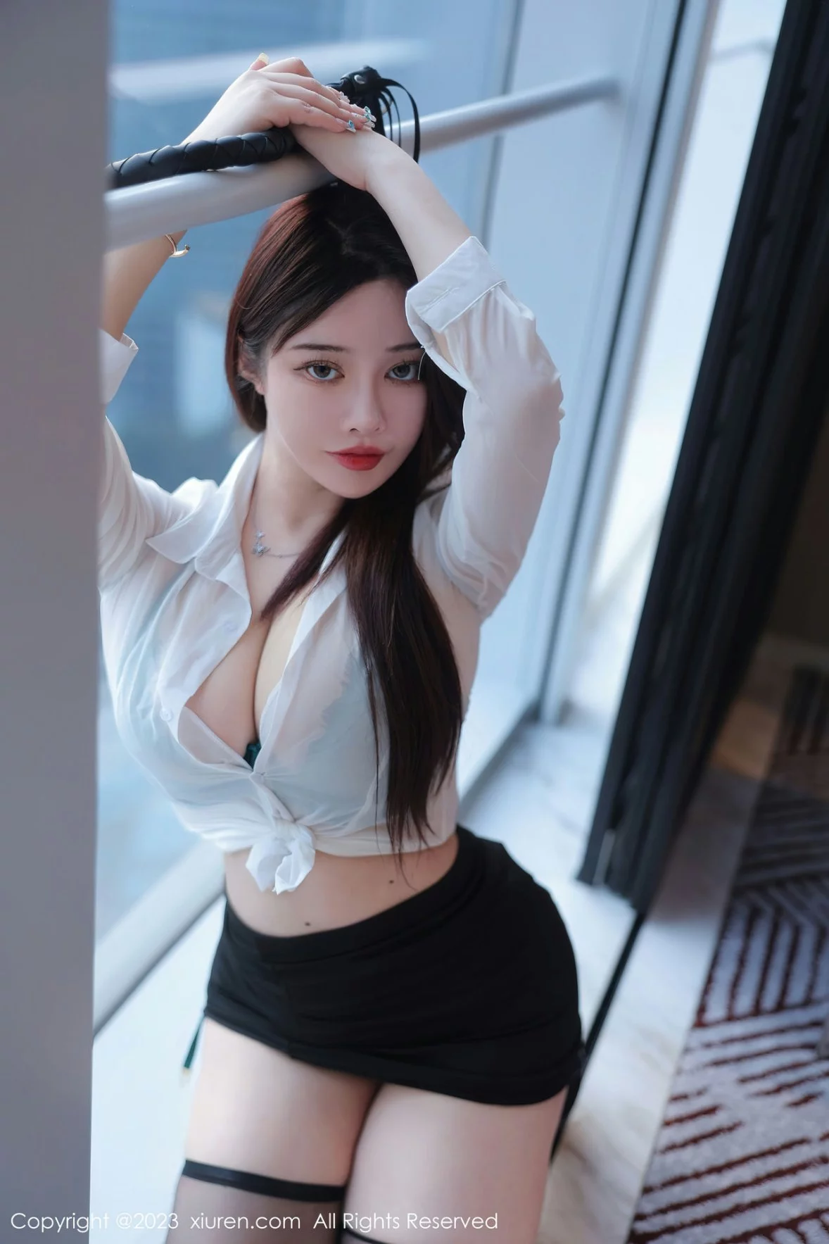 [[XiuRen秀人网]秀人网]No.6118_模特软软爱吃肉私房浴室性感绿色蕾丝内衣秀丰满身材诱惑写真84P