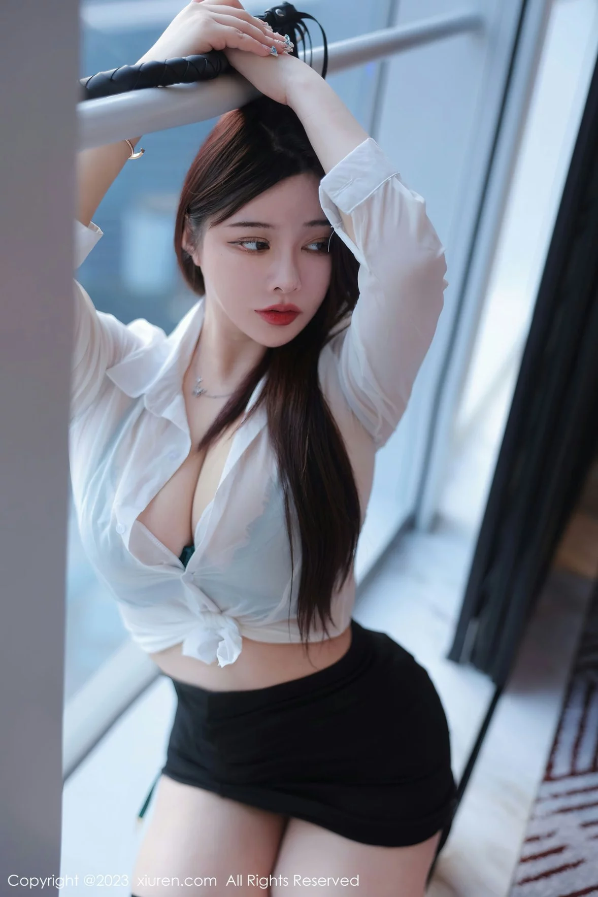 [[XiuRen秀人网]秀人网]No.6118_模特软软爱吃肉私房浴室性感绿色蕾丝内衣秀丰满身材诱惑写真84P