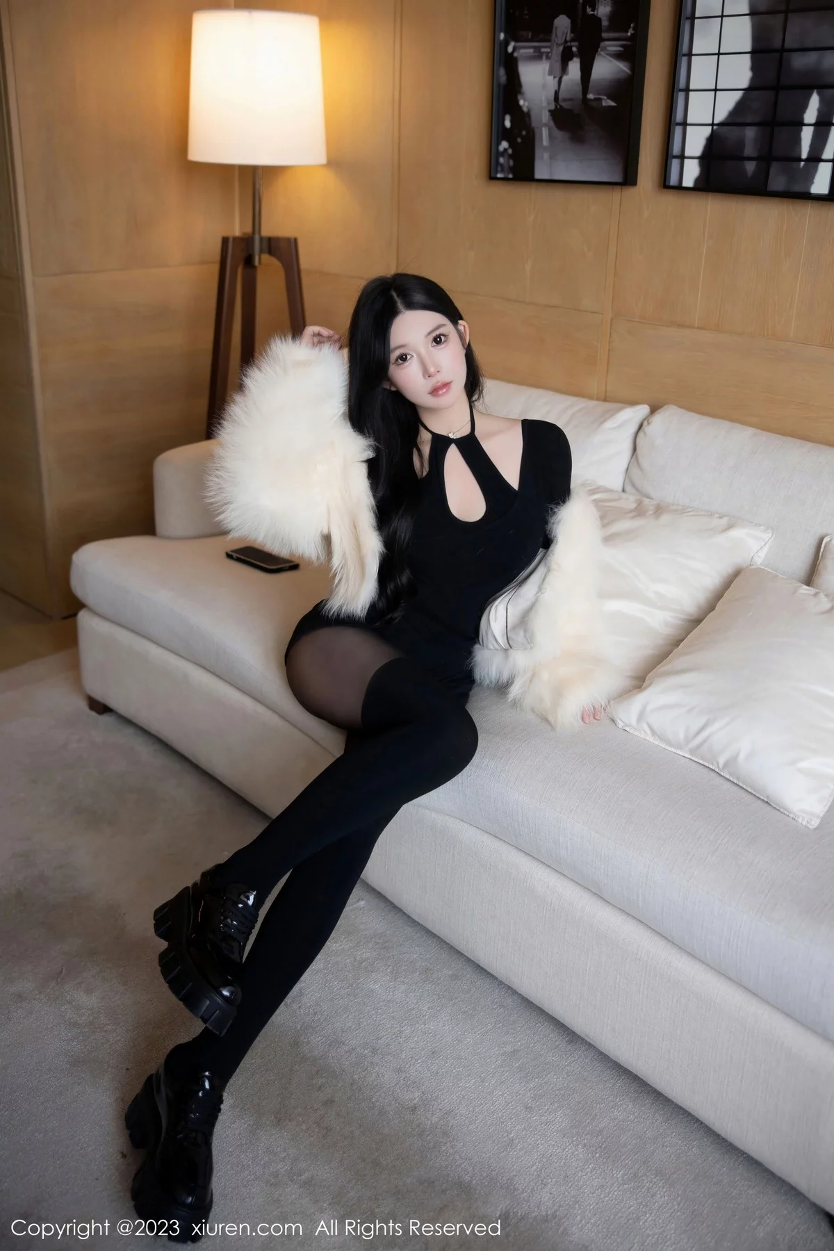 [[XiuRen秀人网]秀人网]No.6212_模特林珊珊黑色收身服饰露性感黑色轻透蕾丝内衣极致诱惑写真81P
