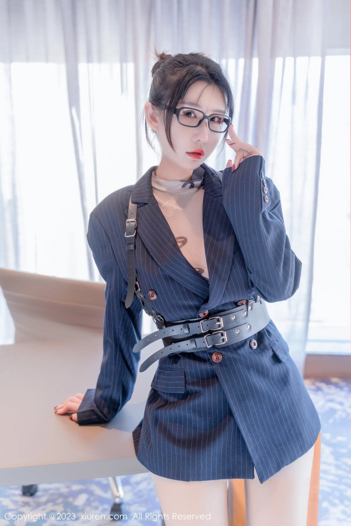 [[XiuRen秀人网]秀人网]No.6255_模特夏沫沫tifa私人秘书主题性感超薄肉丝秀完美身材诱惑写真62P
