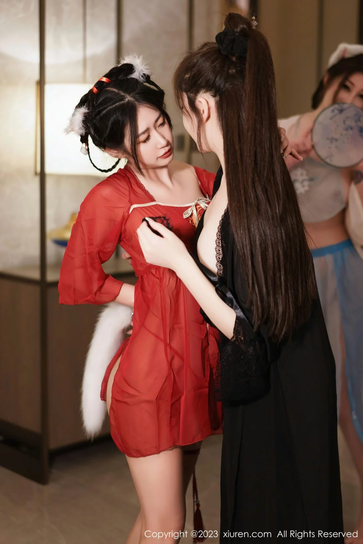 [[XiuRen秀人网]秀人网]No.6170_模特合集女神妲己＆阿姣＆周妍希私房性感古装服饰完美诱惑写真86P
