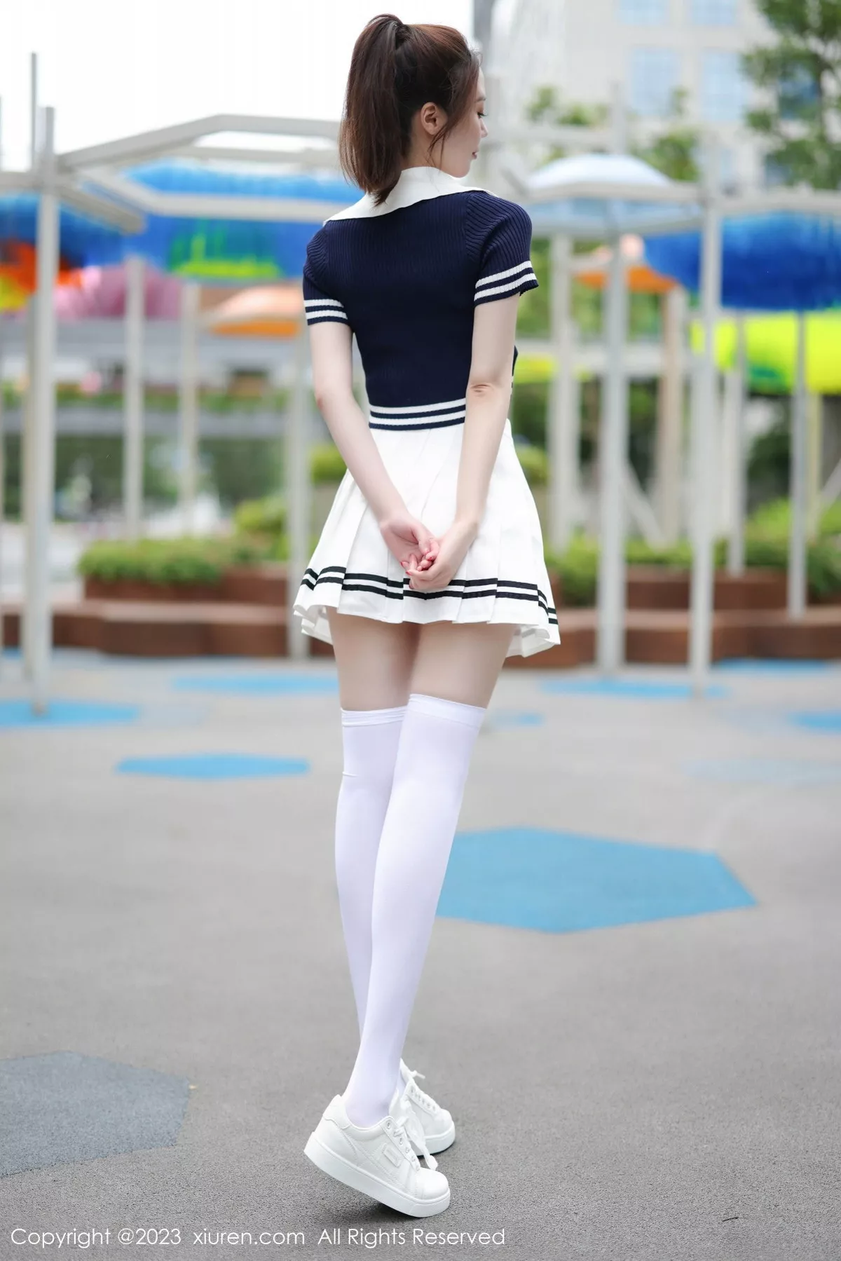 [[XiuRen秀人网]秀人网]No.7416_模特梦心玥性感运动服饰穿搭粉色蕾丝内衣配白丝袜迷人诱惑写真81P