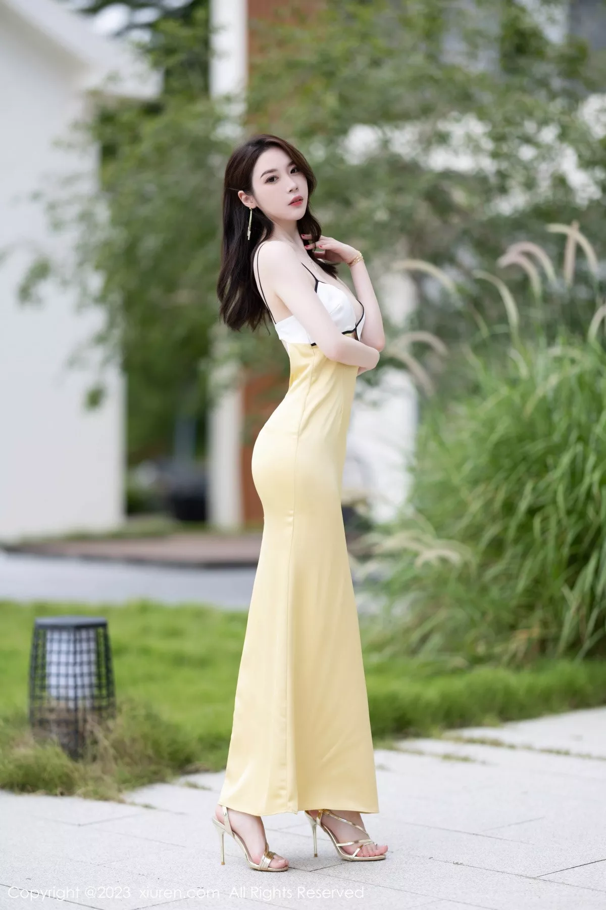 [[XiuRen秀人网]秀人网]No.7444_模特梦心玥性感轻透薄纱内衣配肉丝袜秀高挑曼妙身姿迷人写真87P