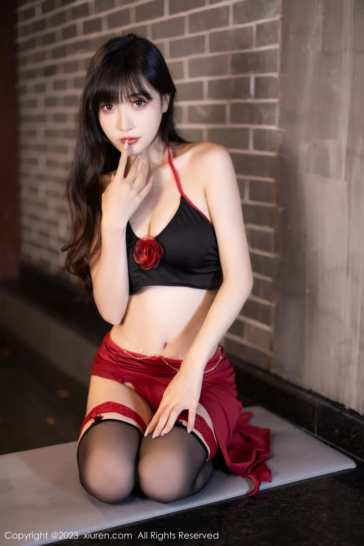 [[XiuRen秀人网]秀人网]No.7529_模特林星阑私房浴室性感黑色内衣配黑丝吊袜秀曼妙身姿诱惑写真82P