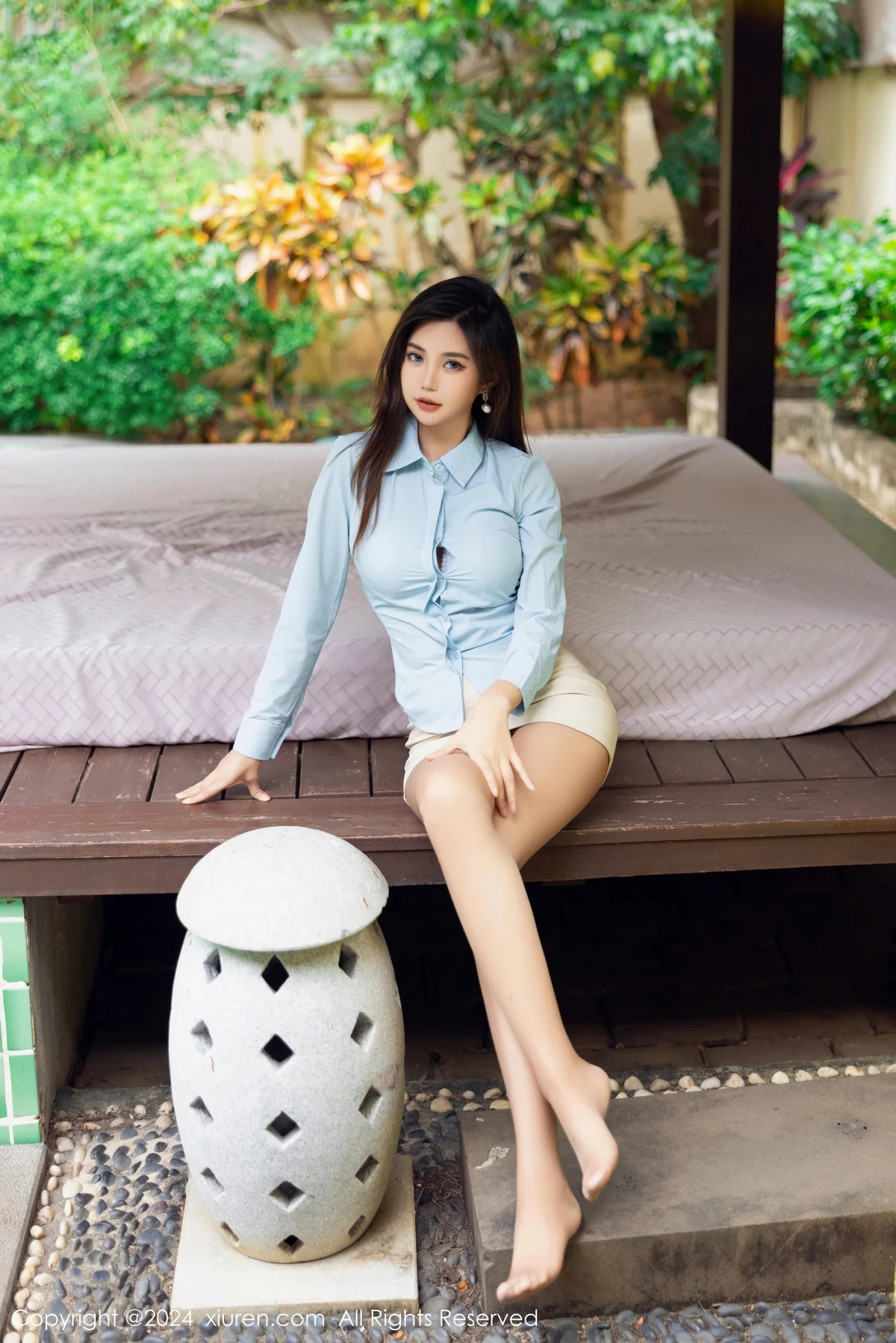 [[XiuRen秀人网]秀人网]No.8094_女神绮里嘉ula性感白色蕾丝内衣配超薄肉丝秀曼妙身姿诱惑写真98P