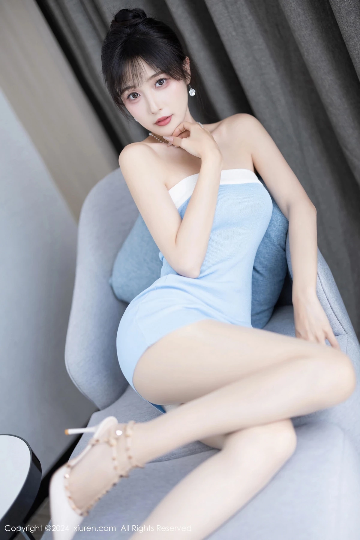 [[XiuRen秀人网]秀人网]No.8165_模特林星阑情趣修女服+蓝色服饰配超薄白丝秀曼妙身姿诱惑写真84P