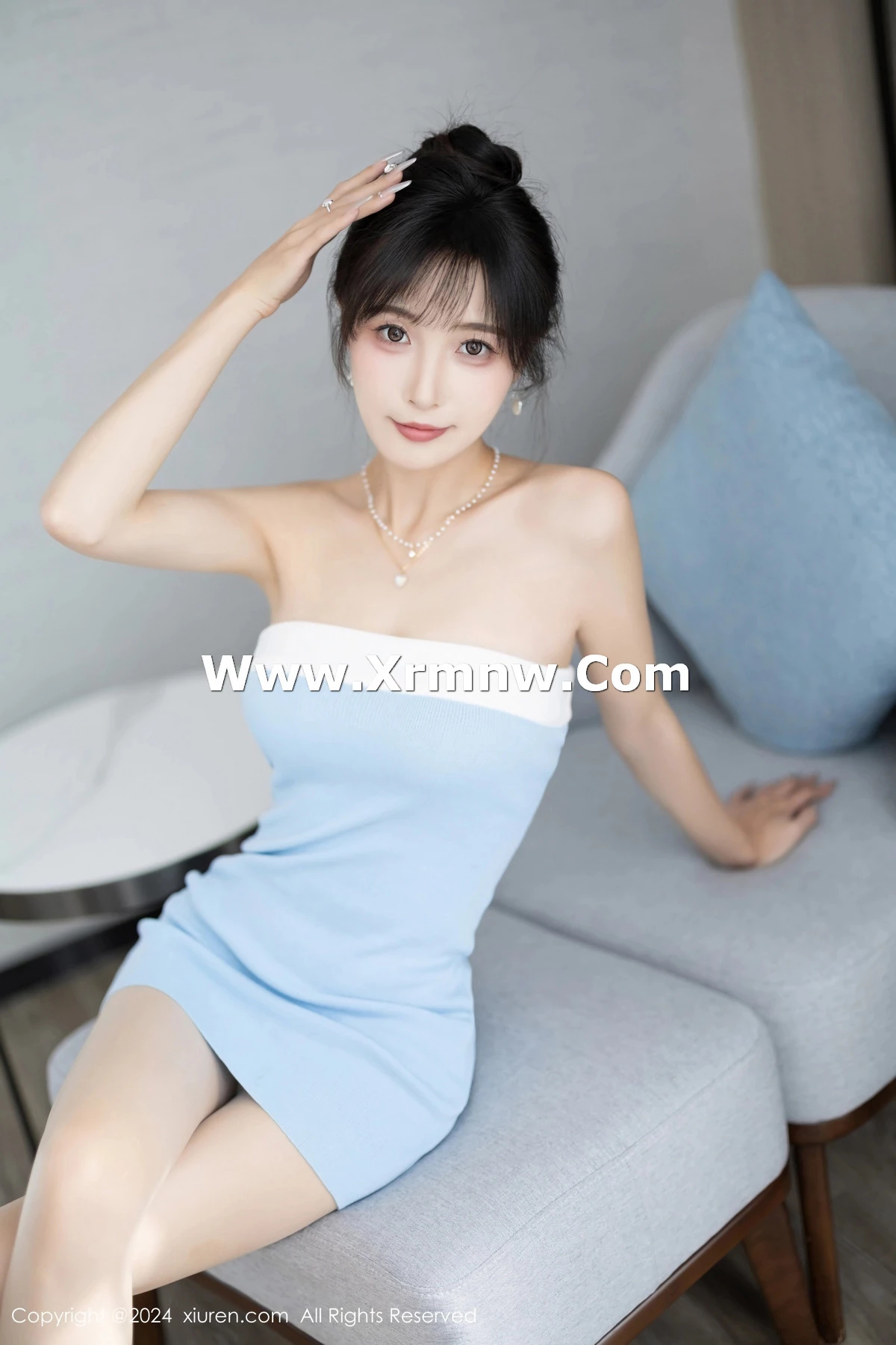 [[XiuRen秀人网]秀人网]No.8165_模特林星阑情趣修女服+蓝色服饰配超薄白丝秀曼妙身姿诱惑写真84P