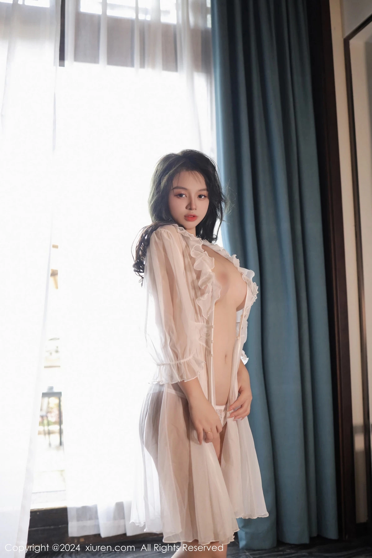 [[XiuRen秀人网]秀人网]No.8106_模特沈思怡私房性感白色轻透情趣睡裙真空秀惹火身材诱惑写真69P