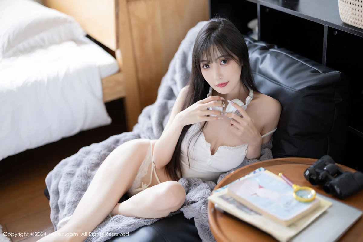 [[XiuRen秀人网]秀人网]No.8307_模特林星阑性感白色连衣长裙露白色吊带内衣秀曼妙身姿诱惑写真82P