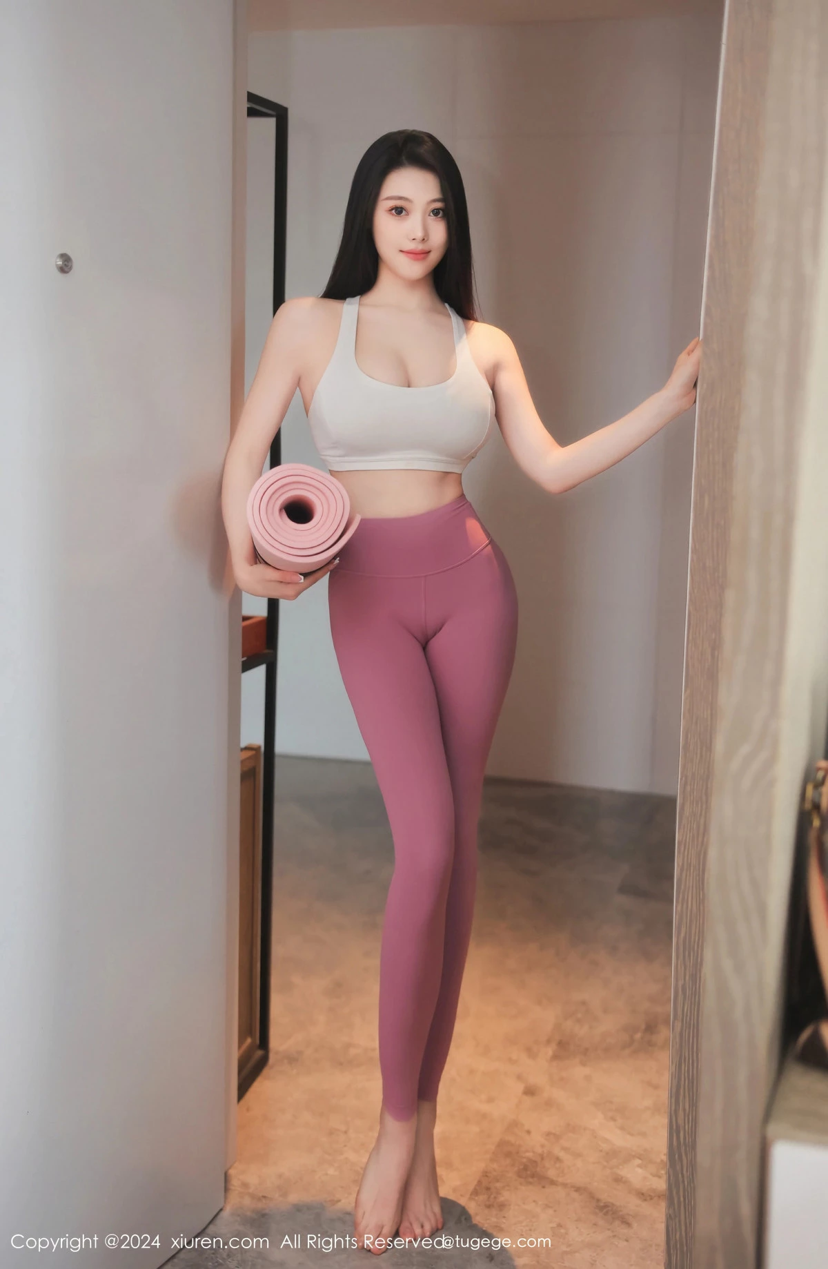 [[XiuRen秀人网]秀人网]No.8336_新人模特清妙性感运动内衣配粉色瑜伽服紧身秀完美身材诱惑写真92P