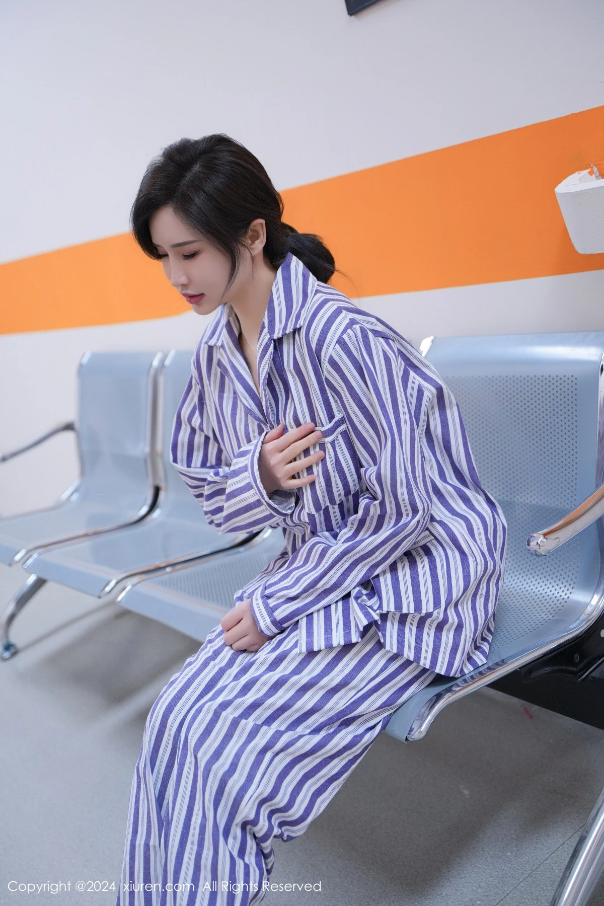 [[XiuRen秀人网]秀人网]No.8346_女神Carol周妍希X角色扮演患者服配开档肉丝秀丰满身材诱惑写真72P