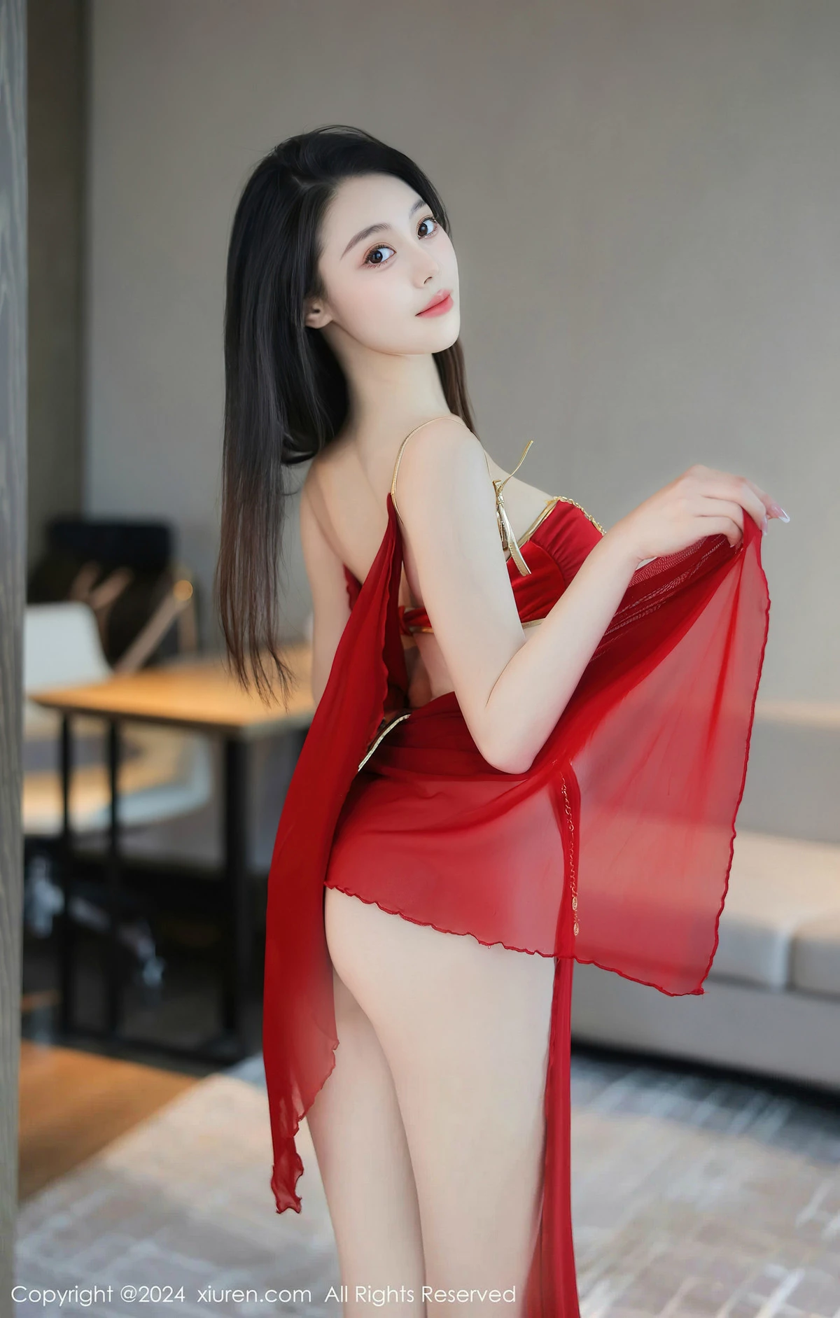 [[XiuRen秀人网]秀人网]No.8420_模特清妙异域舞娘装扮性感红色舞裙秀曼妙身姿修长美腿迷人写真93P