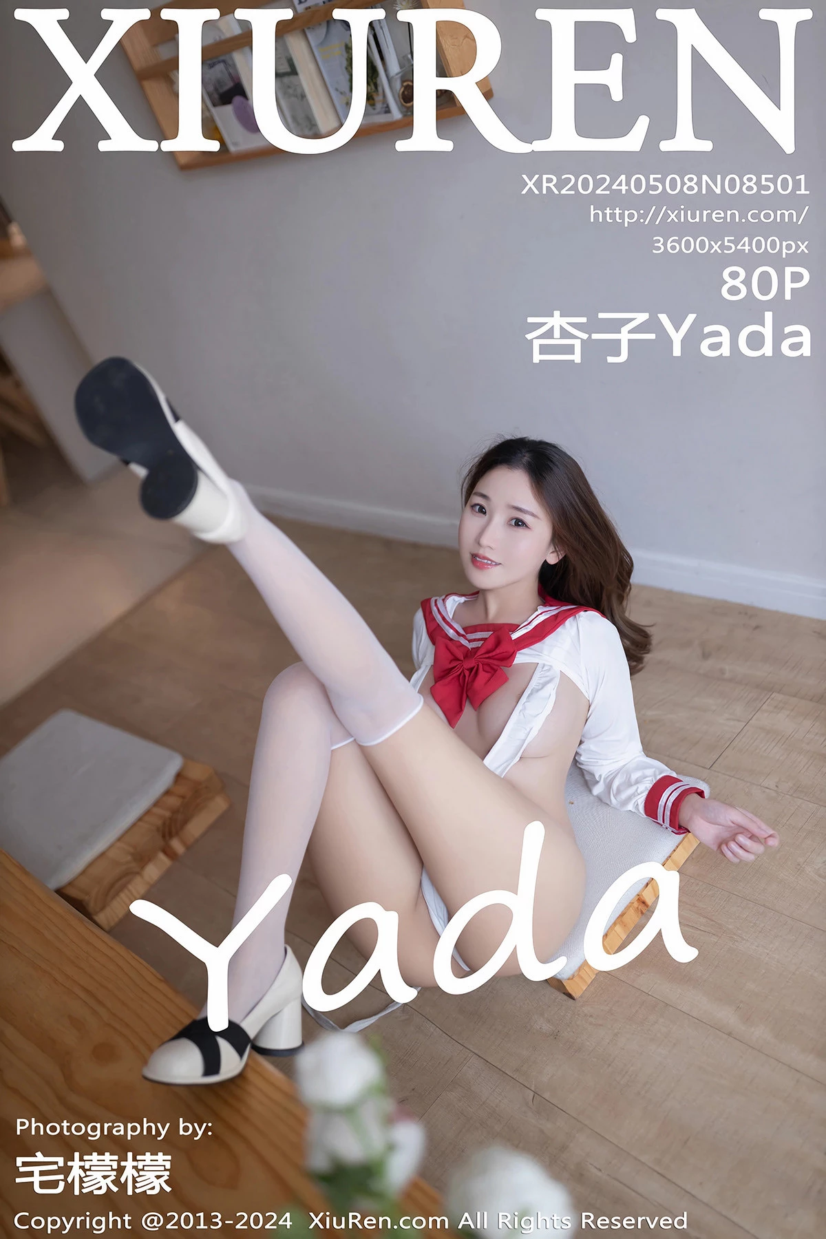 [[XiuRen秀人网]秀人网]No.8501_模特杏子Yada性感白色水手服配白丝袜秀曼妙身姿惹火诱惑写真80P