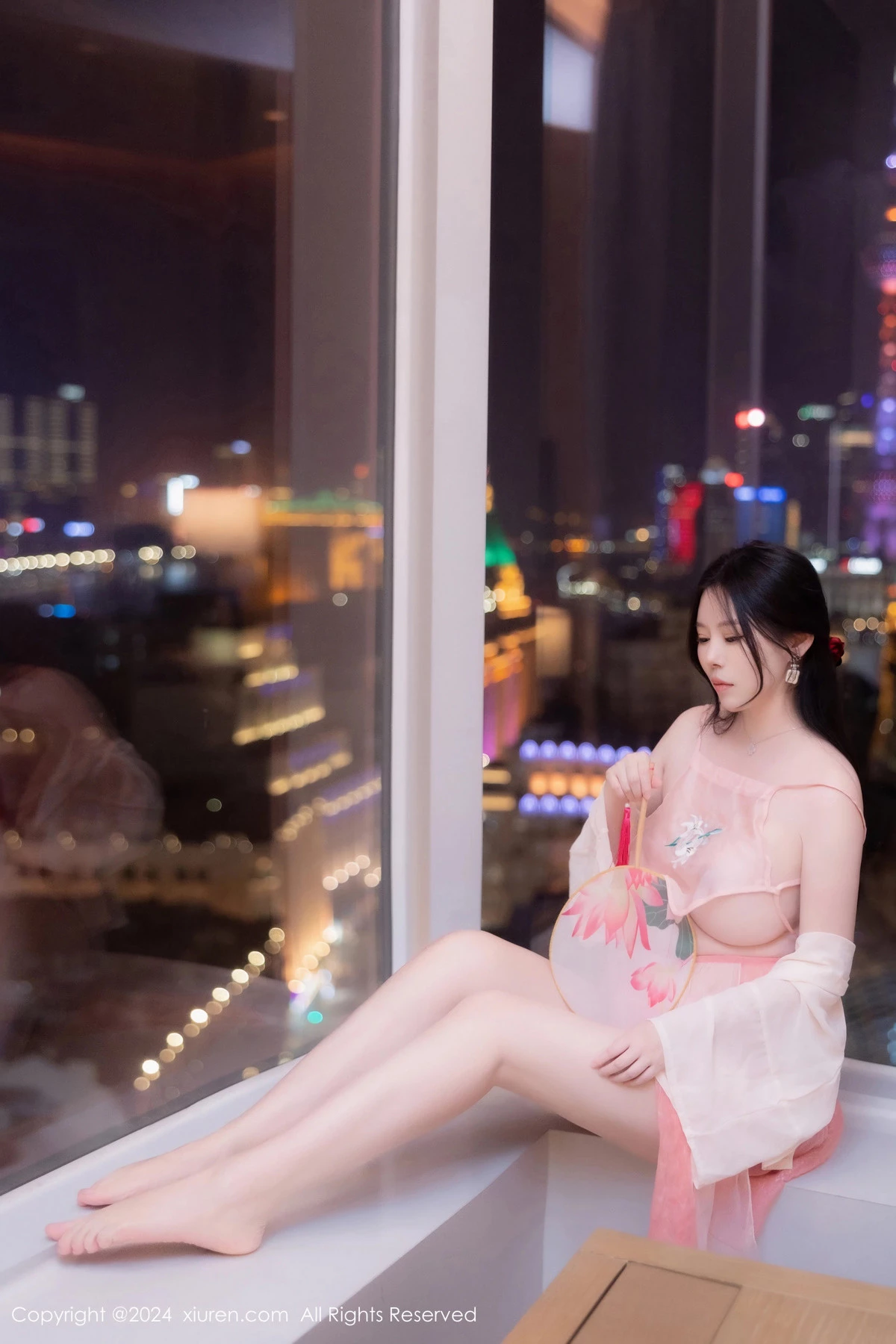[[XiuRen秀人网]秀人网]No.8503_模特白茹雪私房性感粉色薄纱古装服饰秀丰腴身材撩人诱惑写真73P