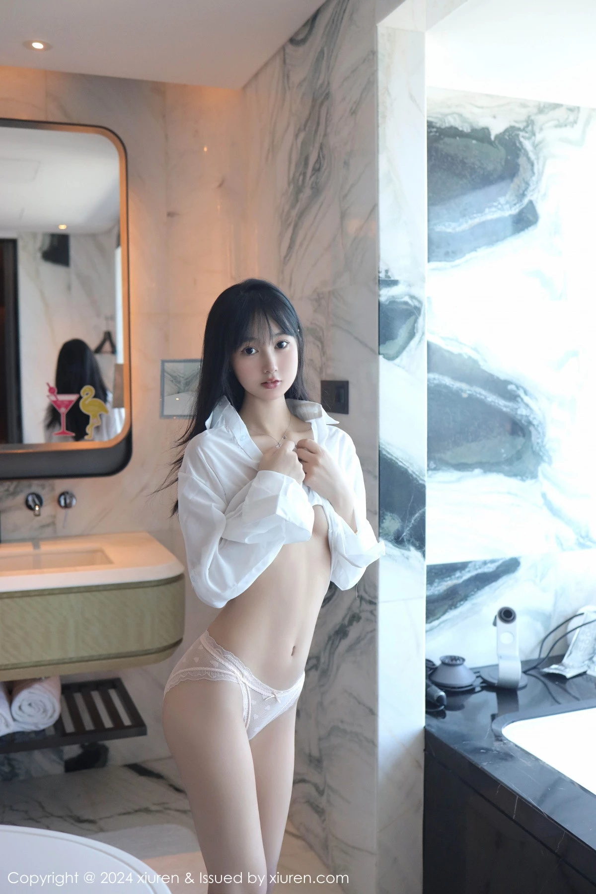 [[XiuRen秀人网]秀人网]No.9251_新人模特林好好私房浴室性感白色衬衣半脱秀曼妙身姿诱惑写真67P