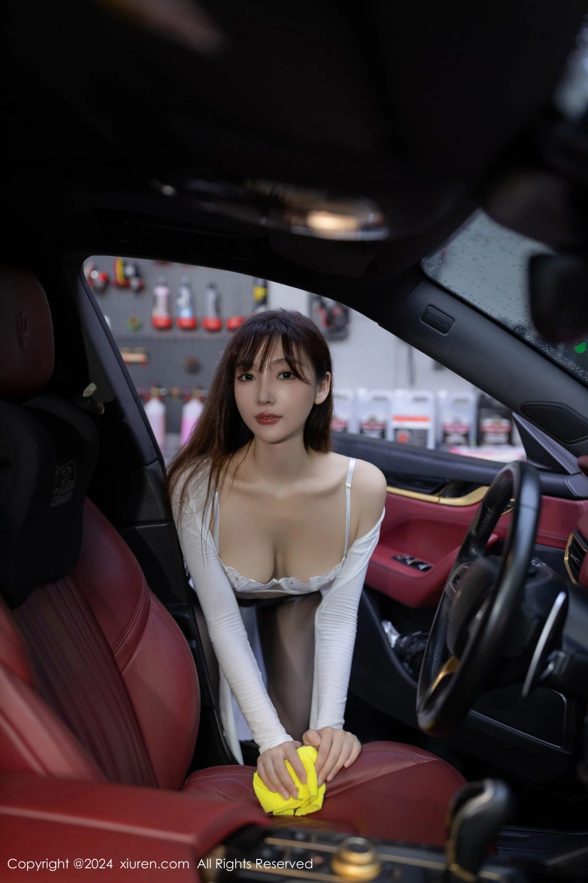 [[XiuRen秀人网]秀人网]No.9181_模特陆萱萱性感白色情趣内衣配超薄黑丝秀曼妙身姿撩人诱惑写真80P