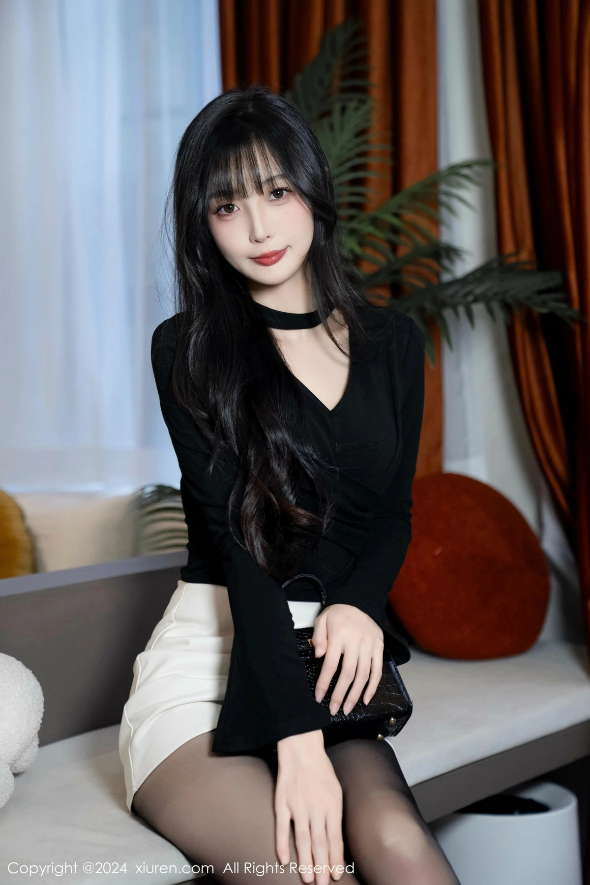 [[XiuRen秀人网]秀人网]No.9691_模特林星阑性感墨绿色内衣配超薄黑丝秀曼妙身姿迷人诱惑写真100P