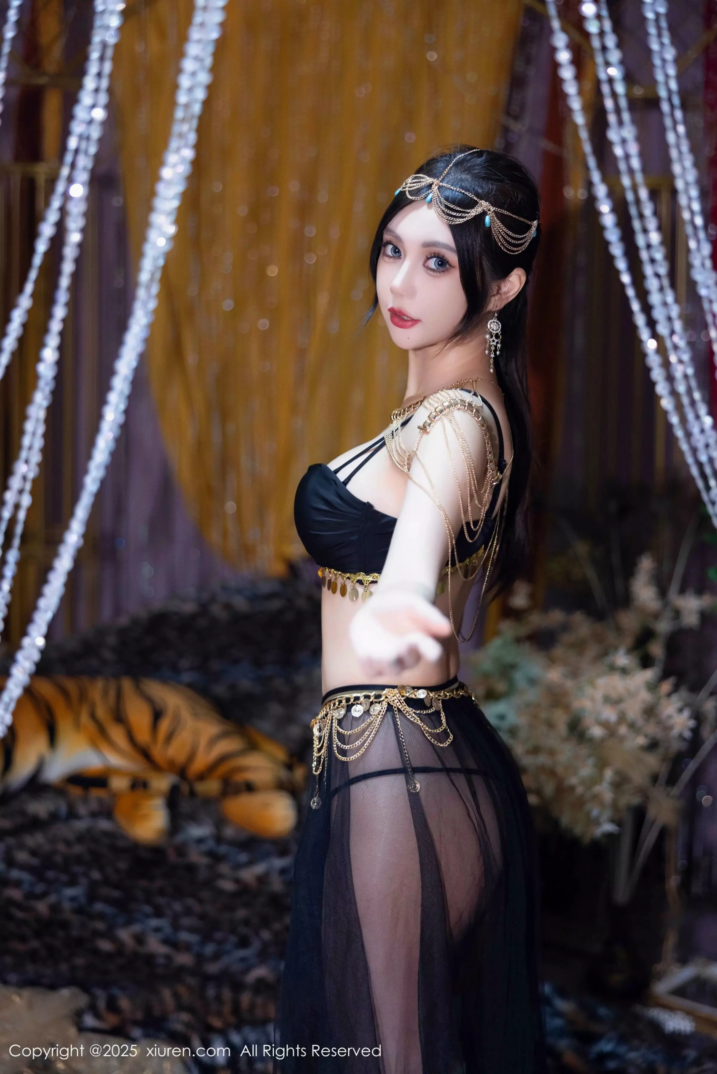 [[XiuRen秀人网]秀人网]No.10018_女神绮里嘉ula性感黑色轻透长裙露黑色内衣秀曼妙身姿诱惑写真79P