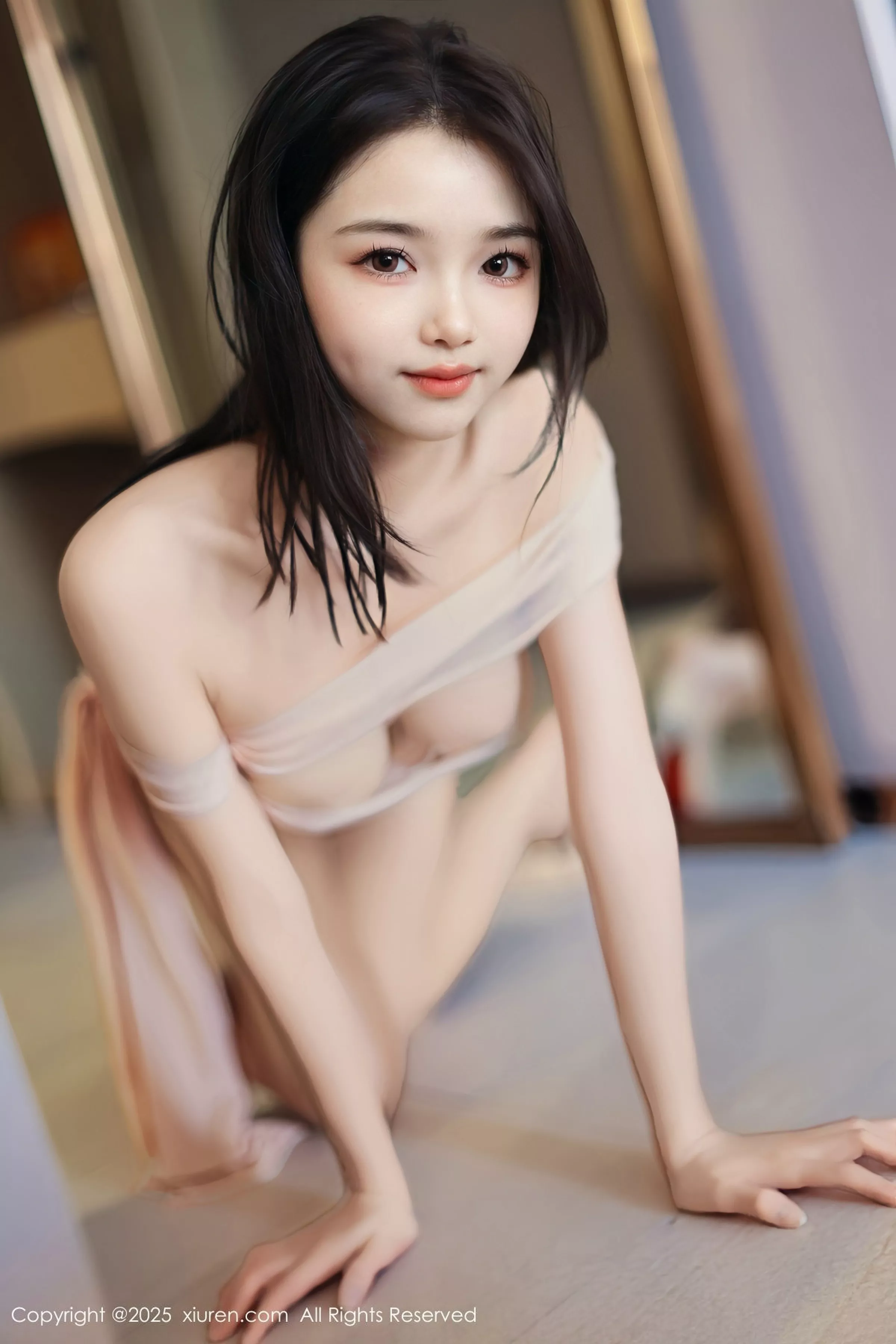 [[XiuRen秀人网]秀人网]No.10344_新人模特苏软软性感紫色薄纱包臀裙半脱秀凹凸身材撩人诱惑写真88P