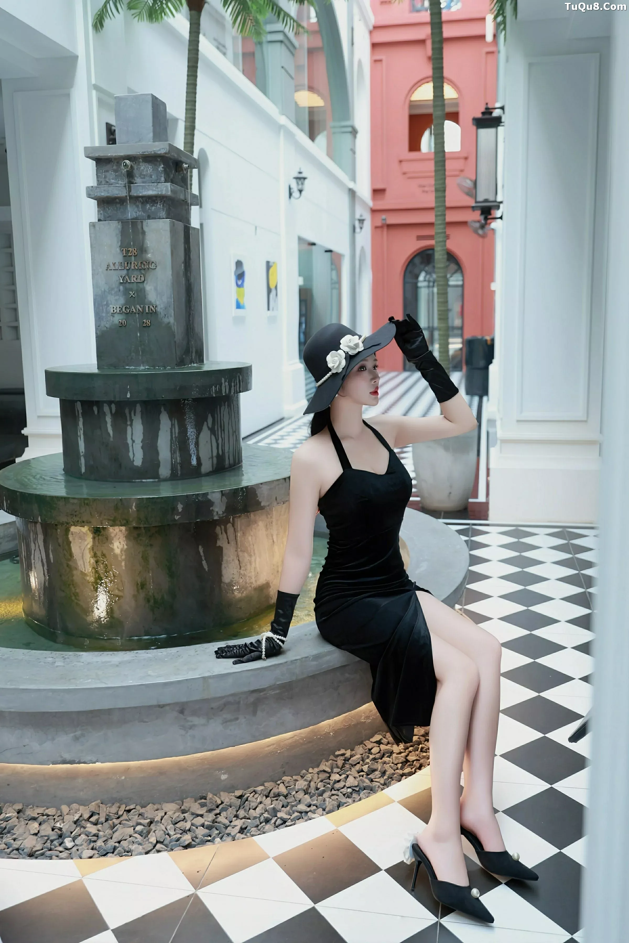 [[XiuRen秀人网]秀人网]No.10509_模特南乔性感黑色连衣裙+紫色情趣内衣秀柔美身姿撩人诱惑写真89P