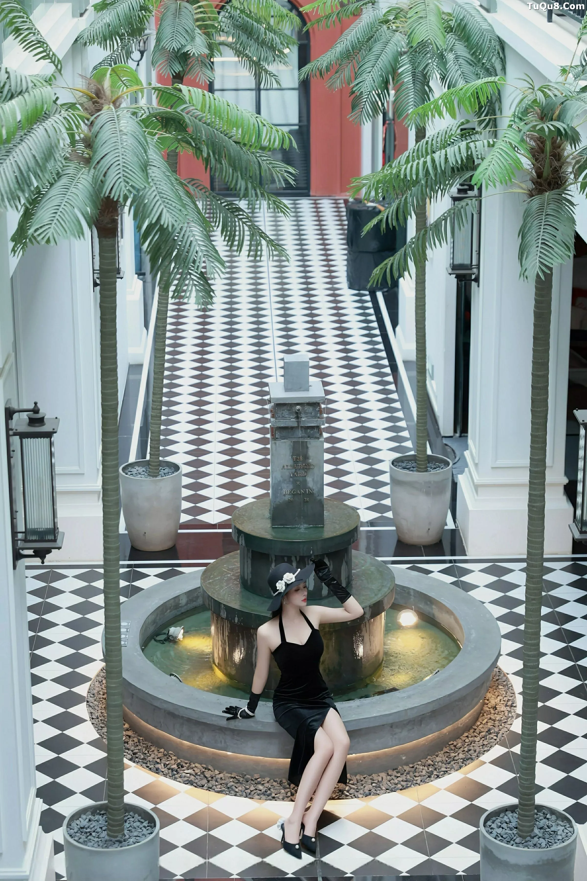 [[XiuRen秀人网]秀人网]No.10509_模特南乔性感黑色连衣裙+紫色情趣内衣秀柔美身姿撩人诱惑写真89P