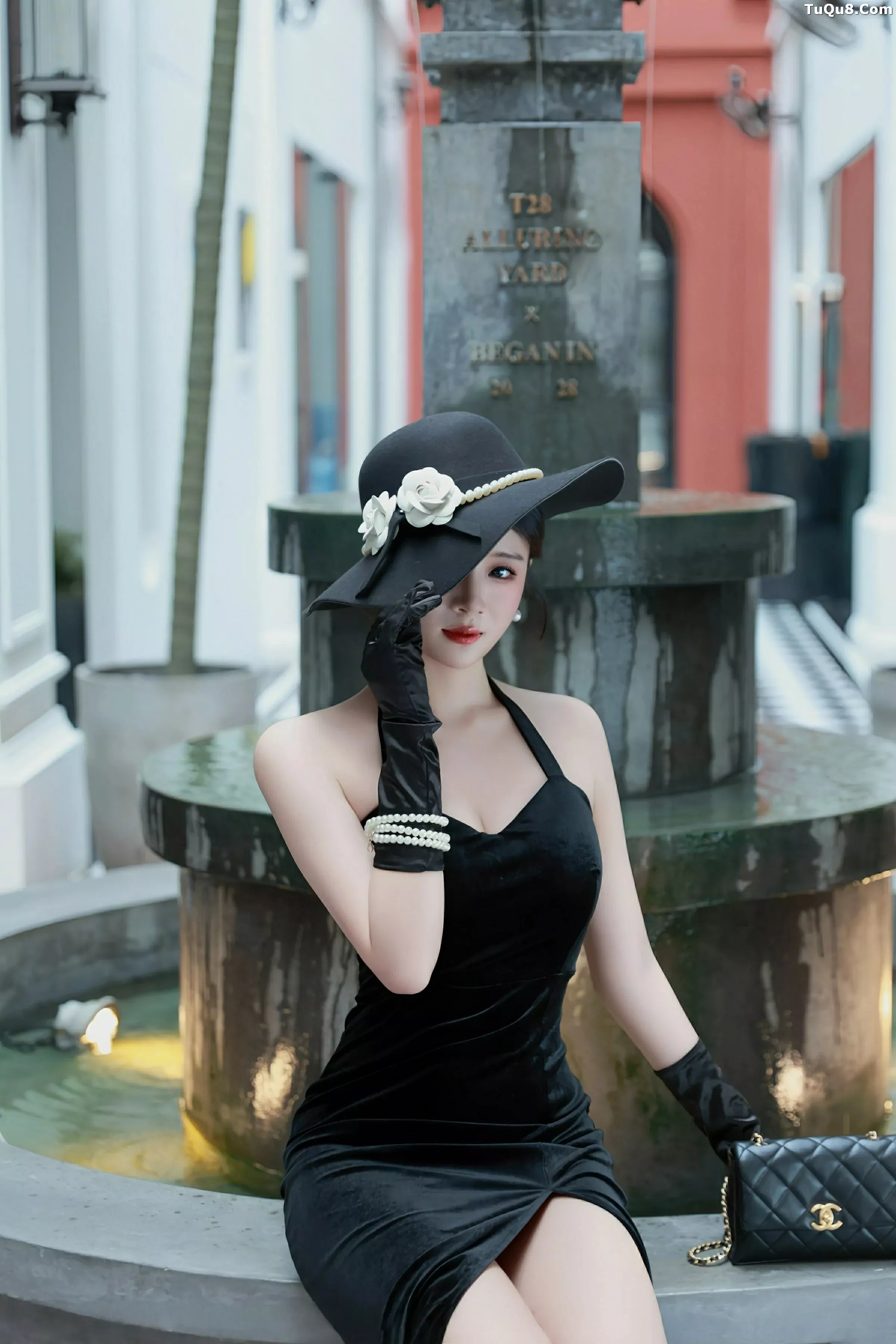 [[XiuRen秀人网]秀人网]No.10509_模特南乔性感黑色连衣裙+紫色情趣内衣秀柔美身姿撩人诱惑写真89P