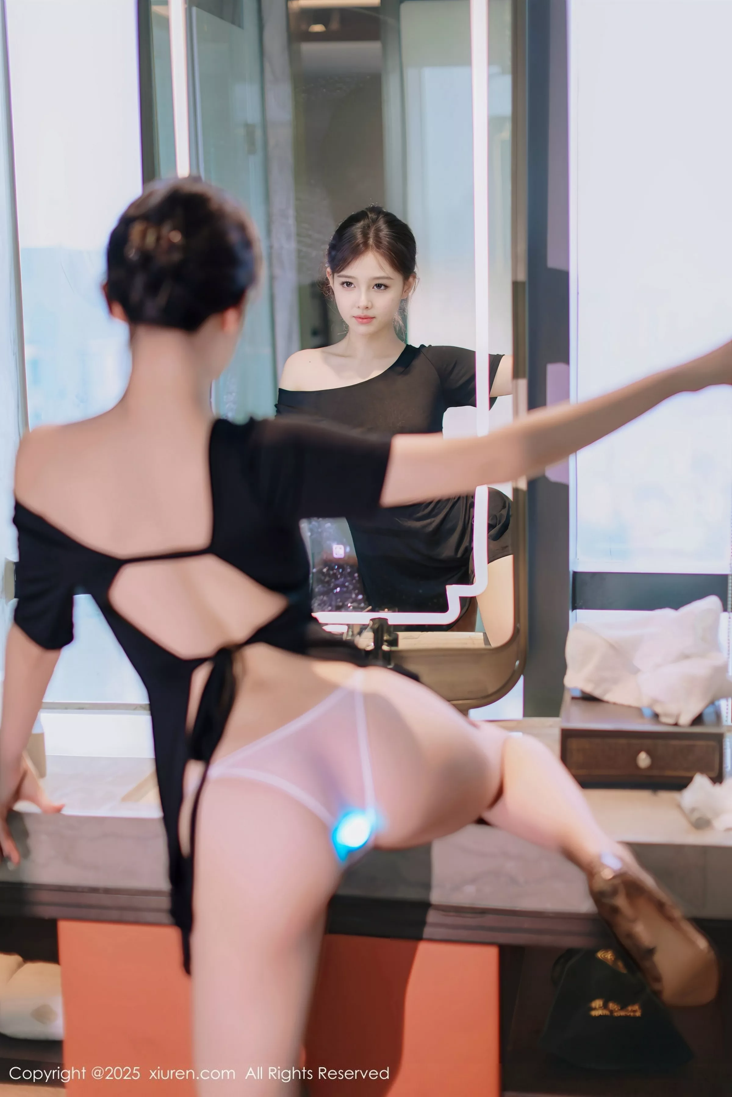 [[XiuRen秀人网]秀人网]No.10426_模特小橘子orange性感黑色连衣短裙露丁字裤秀曼妙身姿诱惑写真86P