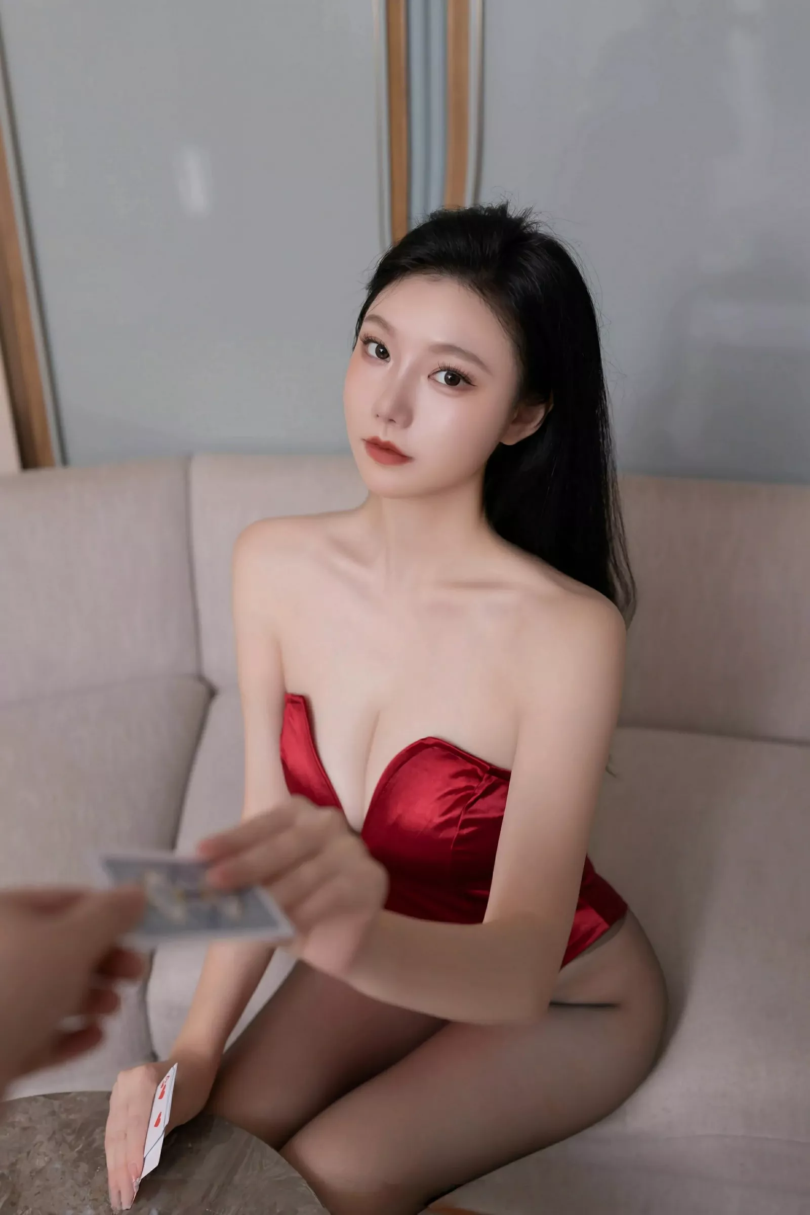 [[XiuRen秀人网]秀人网]No.10524_模特安然anran性感红色兔女郎装配超薄黑丝秀曼妙身姿诱惑写真79P