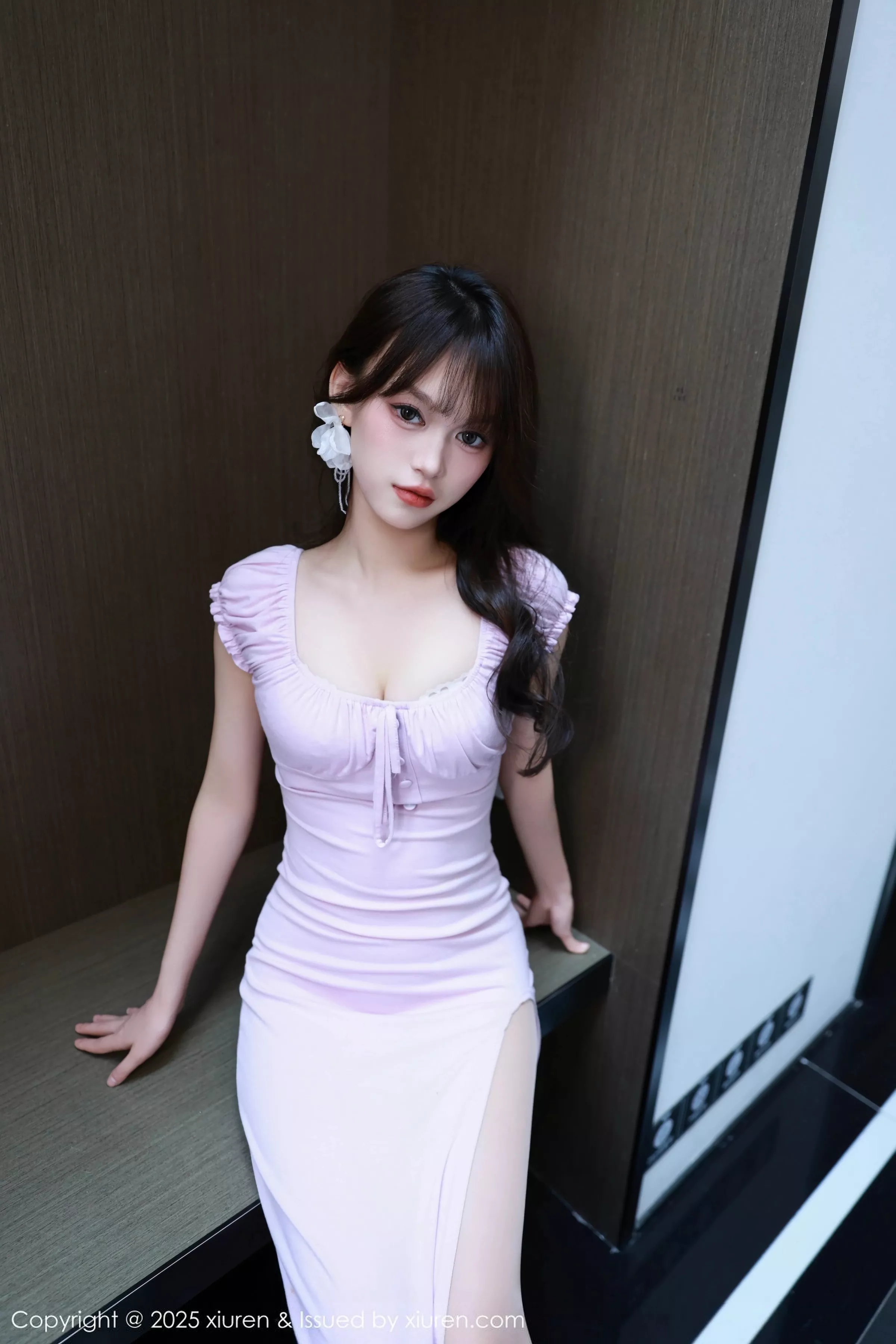 [[XiuRen秀人网]秀人网]No.10532_模特糯咪性感紫色连衣长裙配超薄无内肉丝秀曼妙身材诱惑写真79P