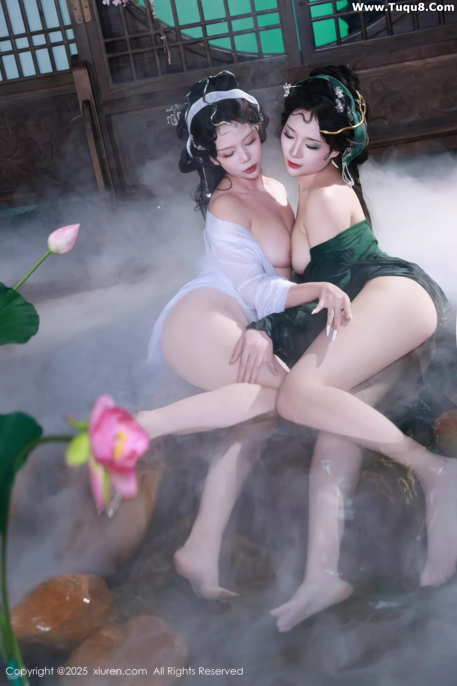 [[XiuRen秀人网]秀人网]No.10561_模特南乔古风场景青蛇装扮性感低胸服饰秀完美身材诱惑写真88P