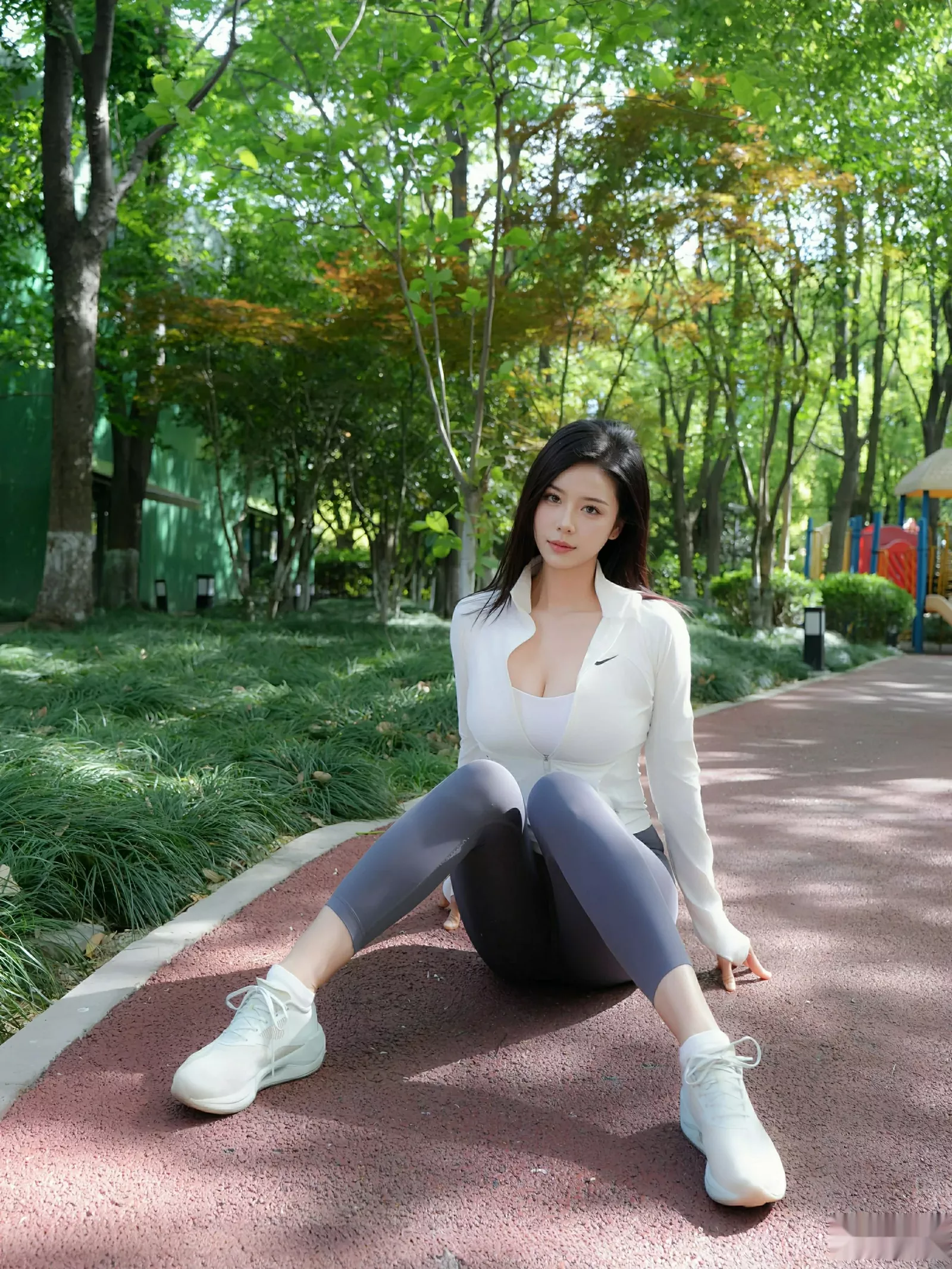 [[XiuRen秀人网]秀人网]No.10595_模特玫瑰我爱你性感白蓝瑜伽运动服紧身秀凹凸身材惹火诱惑写真81P