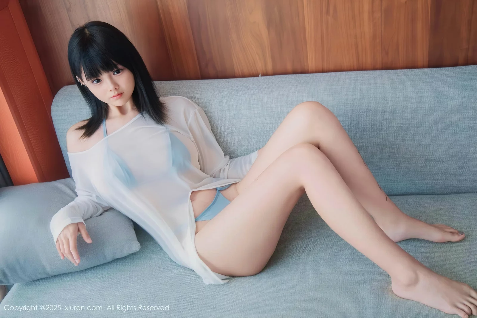 [[XiuRen秀人网]秀人网]No.10651_新人模特小泠性感薄纱服饰露蓝色比基尼秀完美身材诱惑写真80P